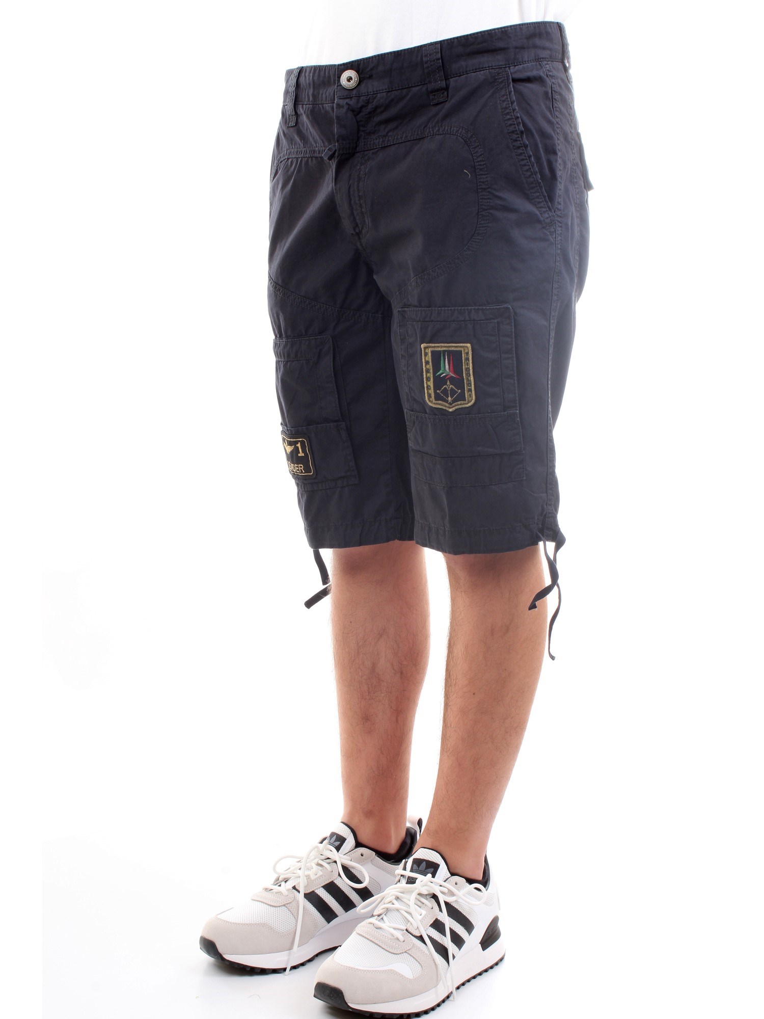 AERONAUTICA MILITARE 211BE041CT1122 Blue Clothing Man Shorts AERONAUTICA MILITARE 211BE041CT1122 Blue Clothing Man Shorts
