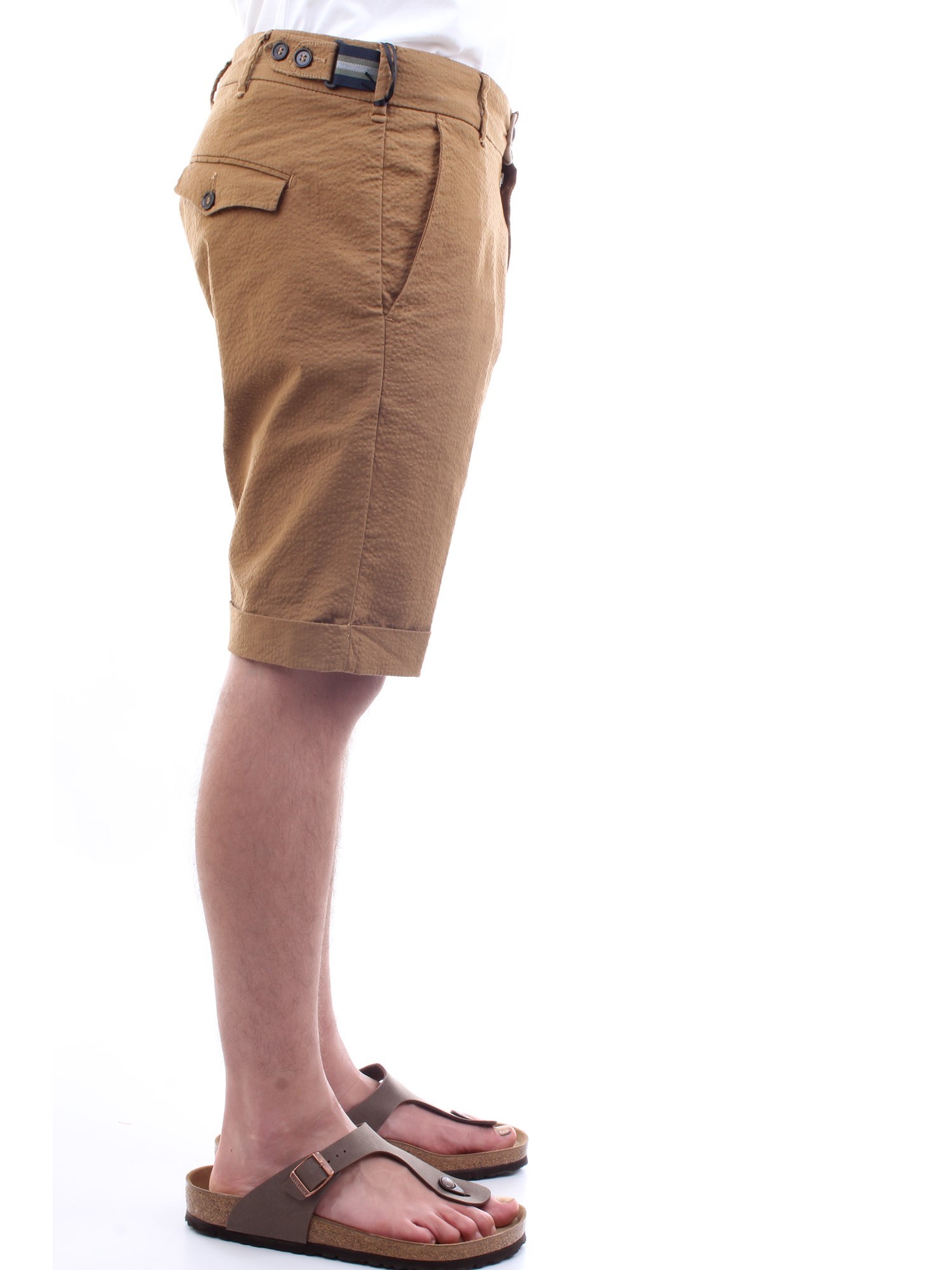 HISTORY LAB 21P716 Brown Clothing Man Shorts HISTORY LAB 21P716 Brown Clothing Man Shorts