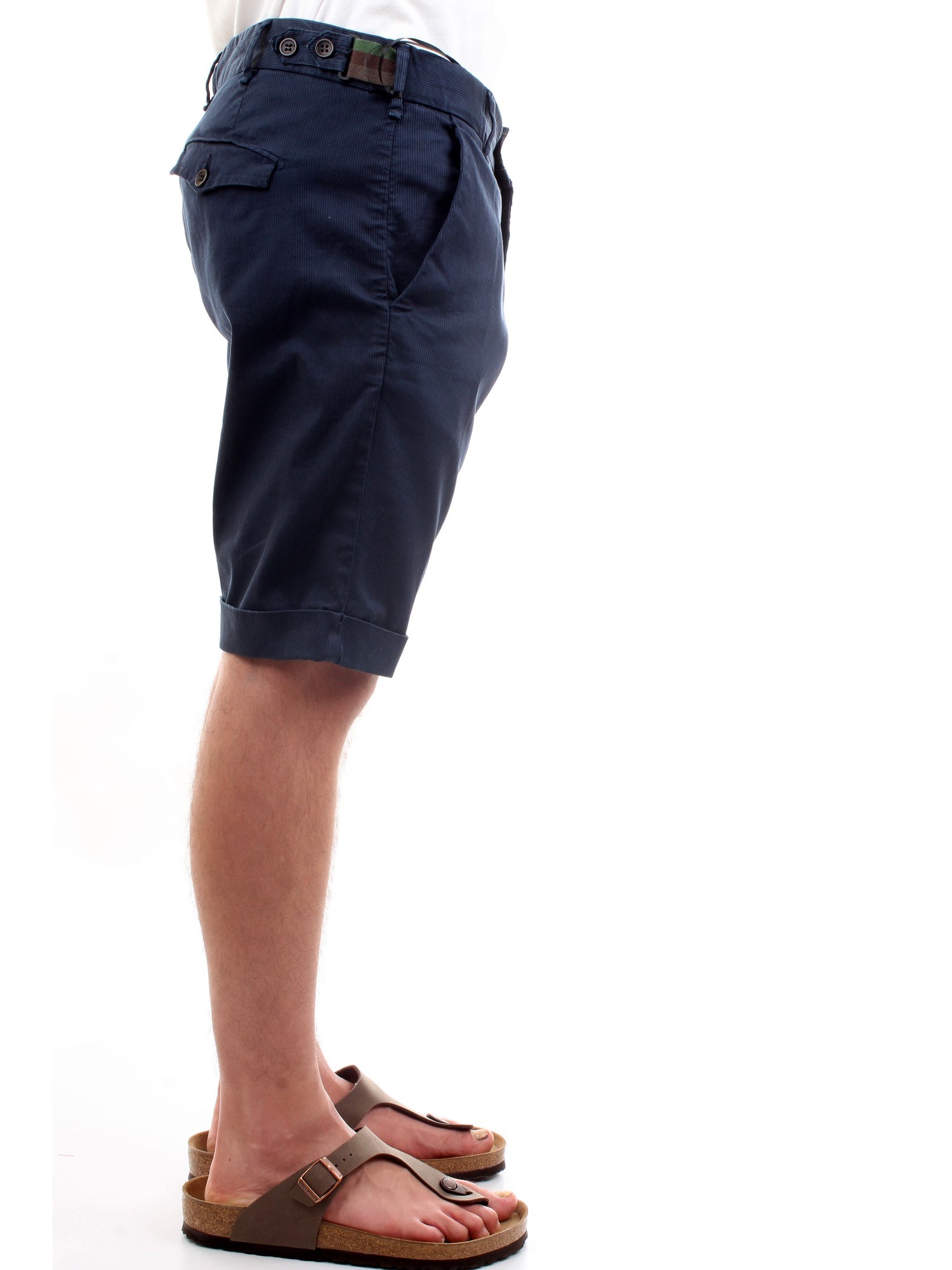 HISTORY LAB 21P716 Blue Clothing Man Shorts HISTORY LAB 21P716 Blue Clothing Man Shorts