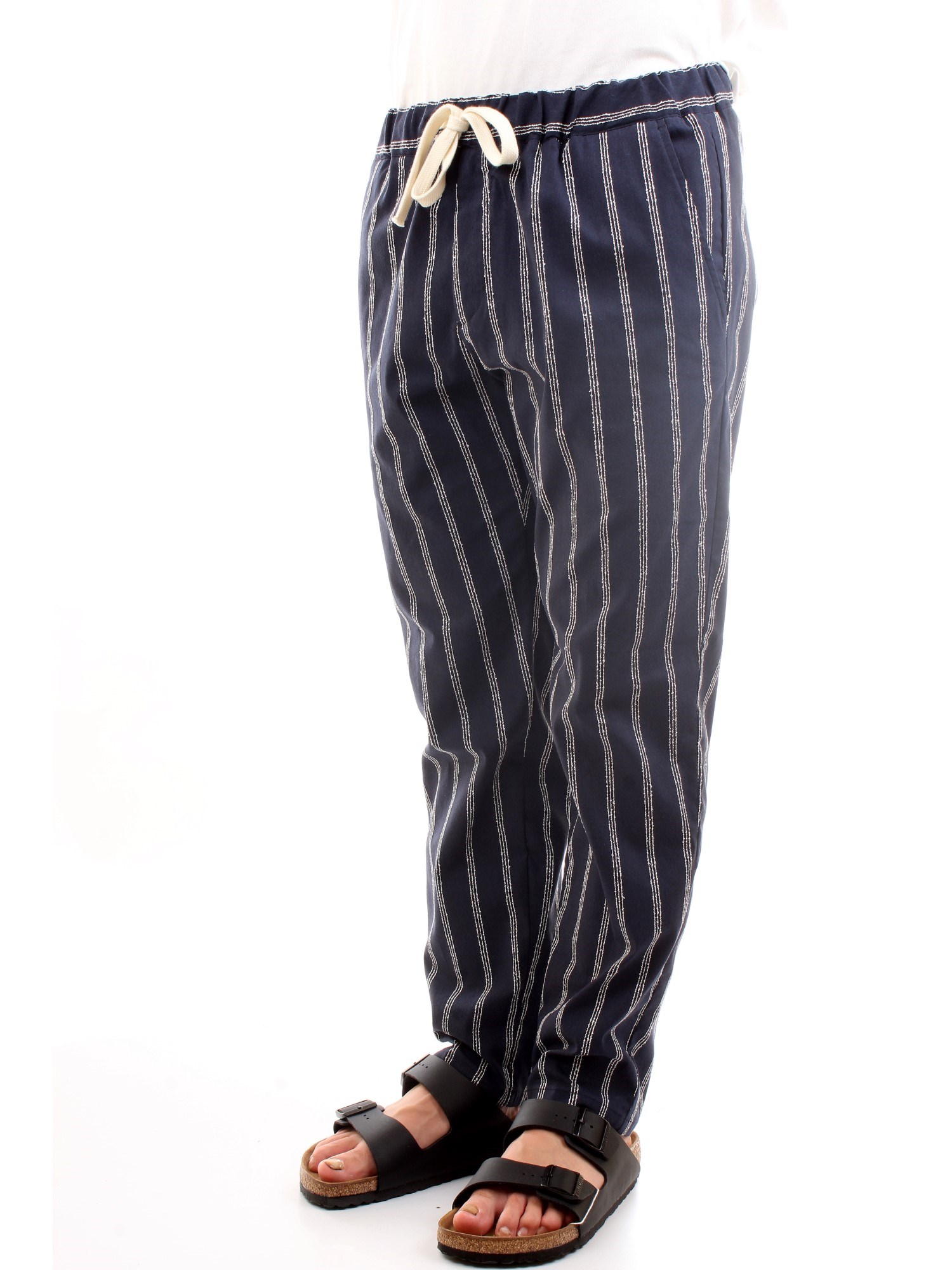 HISTORY LAB 21PG1694 Blue Clothing Man Trousers HISTORY LAB 21PG1694 Blue Clothing Man Trousers