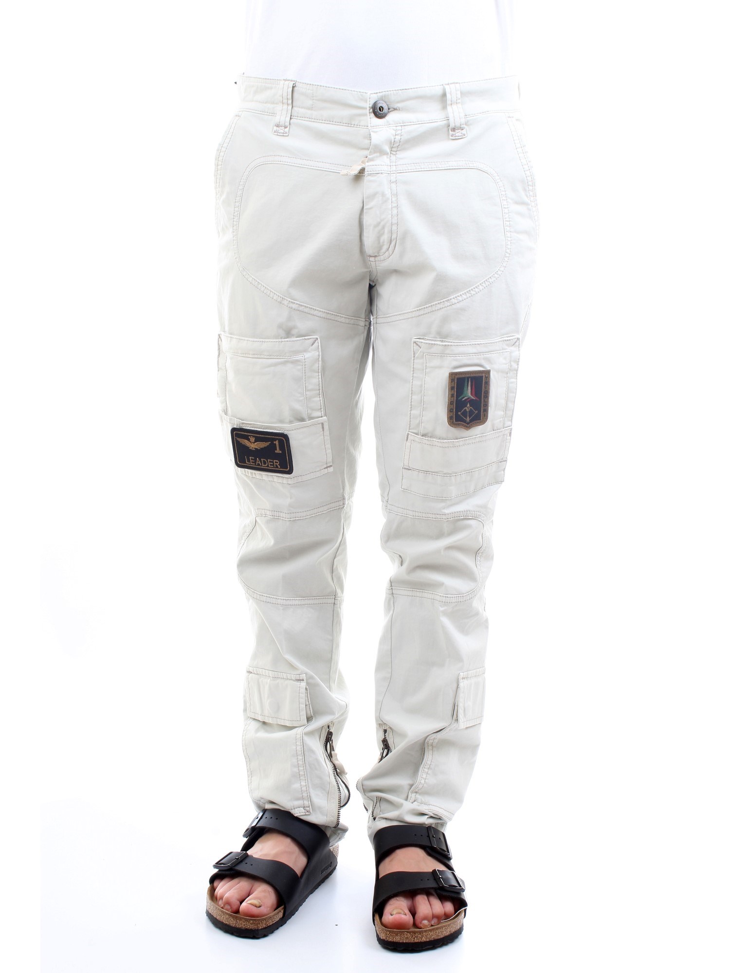 AERONAUTICA MILITARE 211PA1387CT1493 Beige Clothing Man Trousers AERONAUTICA MILITARE 211PA1387CT1493 Beige Clothing Man Trousers