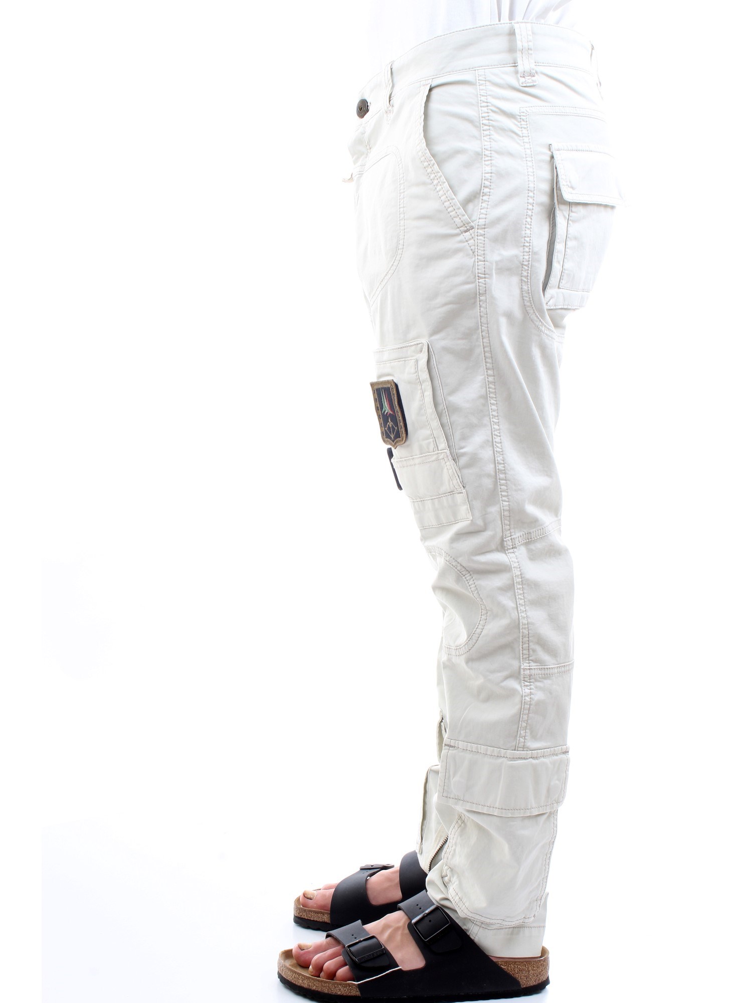 AERONAUTICA MILITARE 211PA1387CT1493 Beige Clothing Man Trousers AERONAUTICA MILITARE 211PA1387CT1493 Beige Clothing Man Trousers