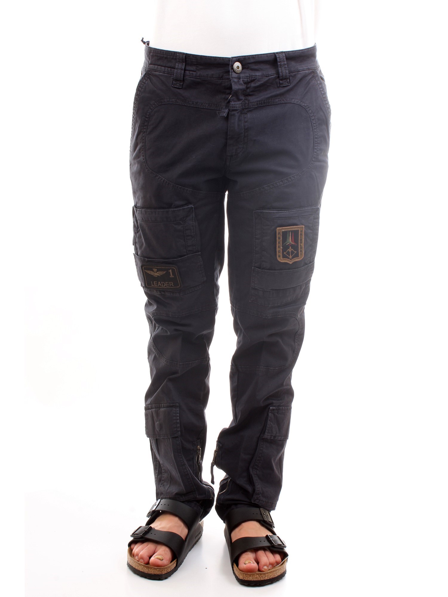 AERONAUTICA MILITARE 211PA1387CT1493 Blue Clothing Man Trousers AERONAUTICA MILITARE 211PA1387CT1493 Blue Clothing Man Trousers
