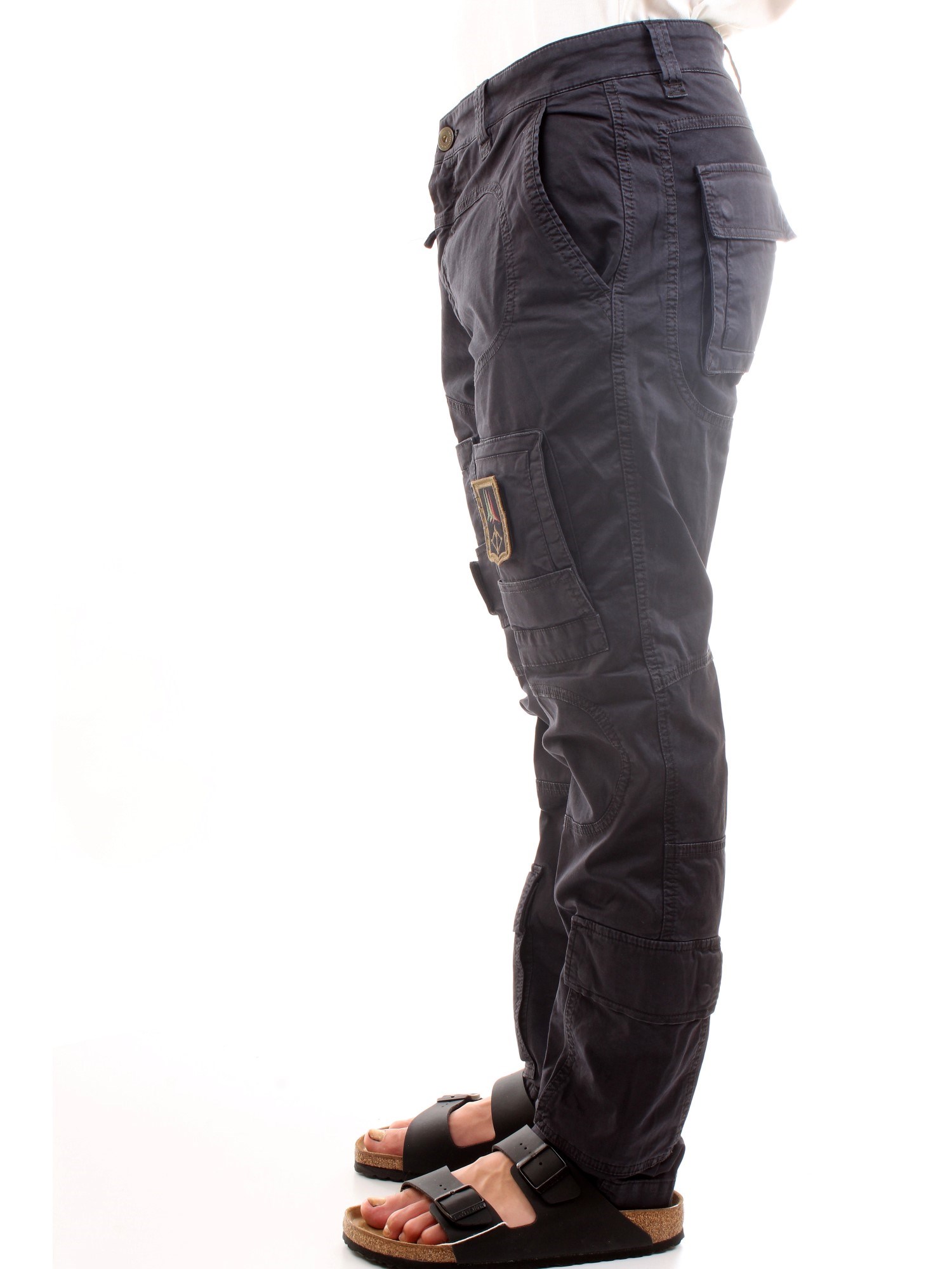 AERONAUTICA MILITARE 211PA1387CT1493 Blue Clothing Man Trousers AERONAUTICA MILITARE 211PA1387CT1493 Blue Clothing Man Trousers