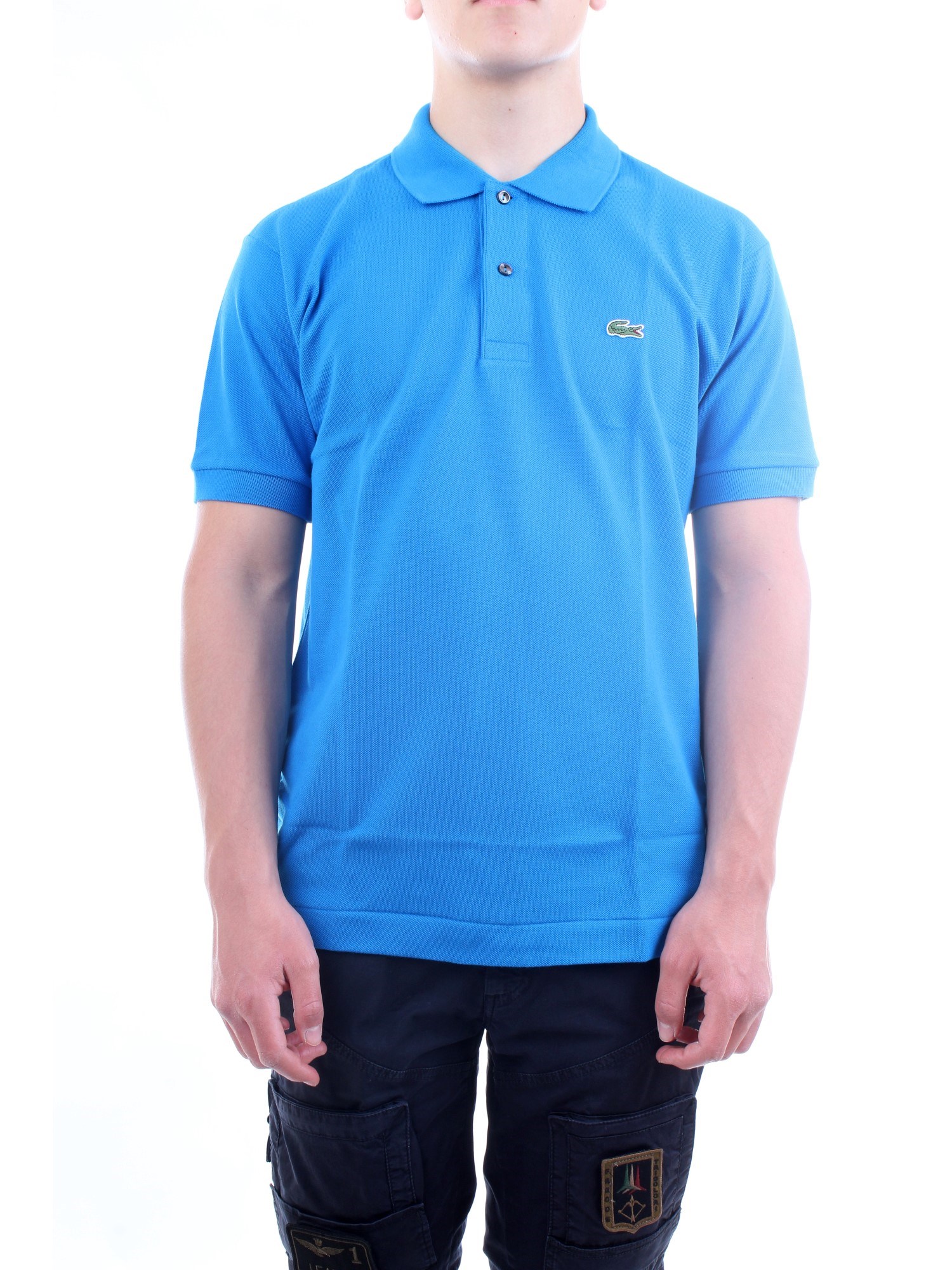 Lacoste L.12.12 Light blue Clothing Man Polo shirt Lacoste L.12.12 Light blue Clothing Man Polo shirt
