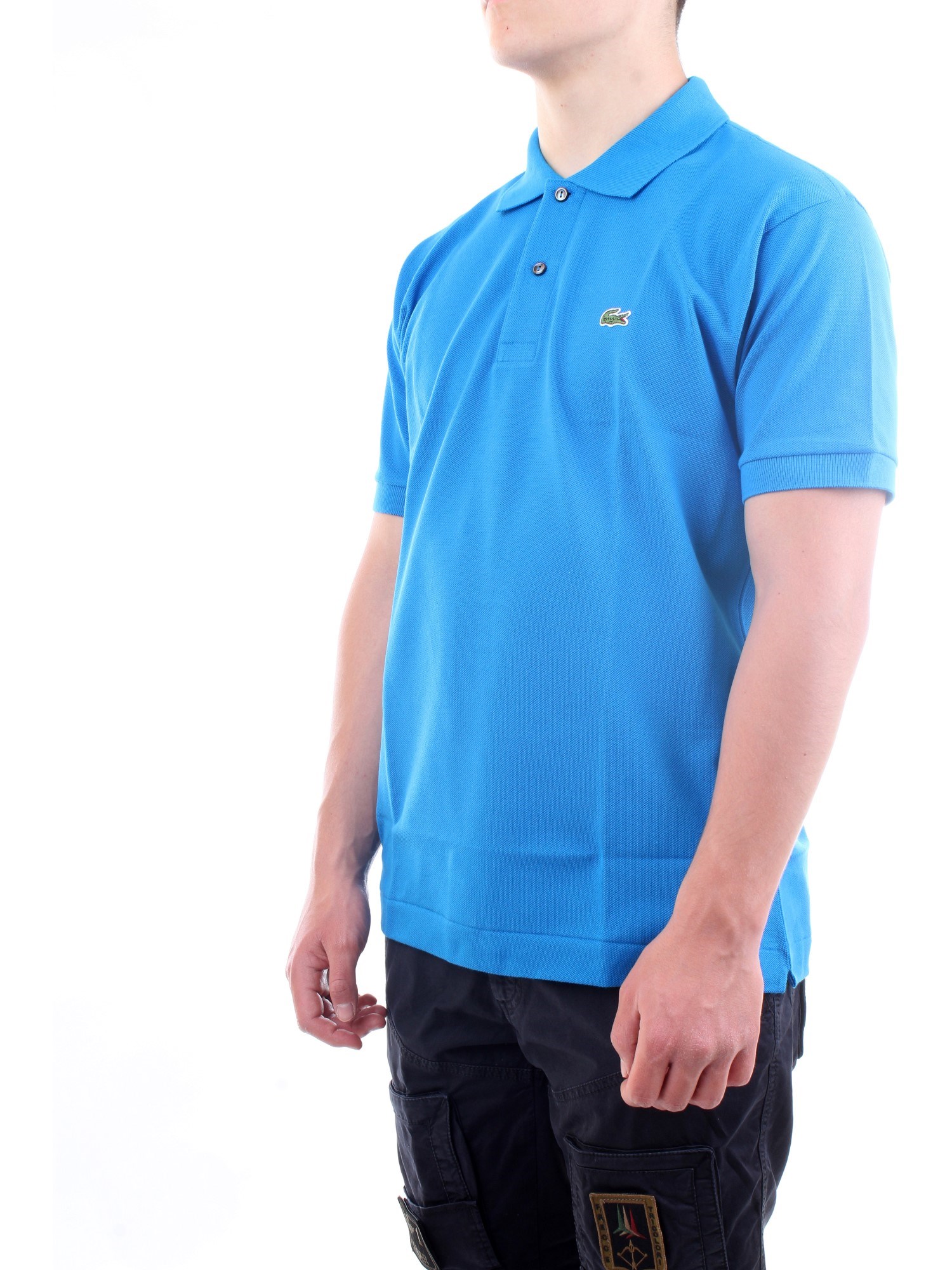 Lacoste L.12.12 Light blue Clothing Man Polo shirt Lacoste L.12.12 Light blue Clothing Man Polo shirt