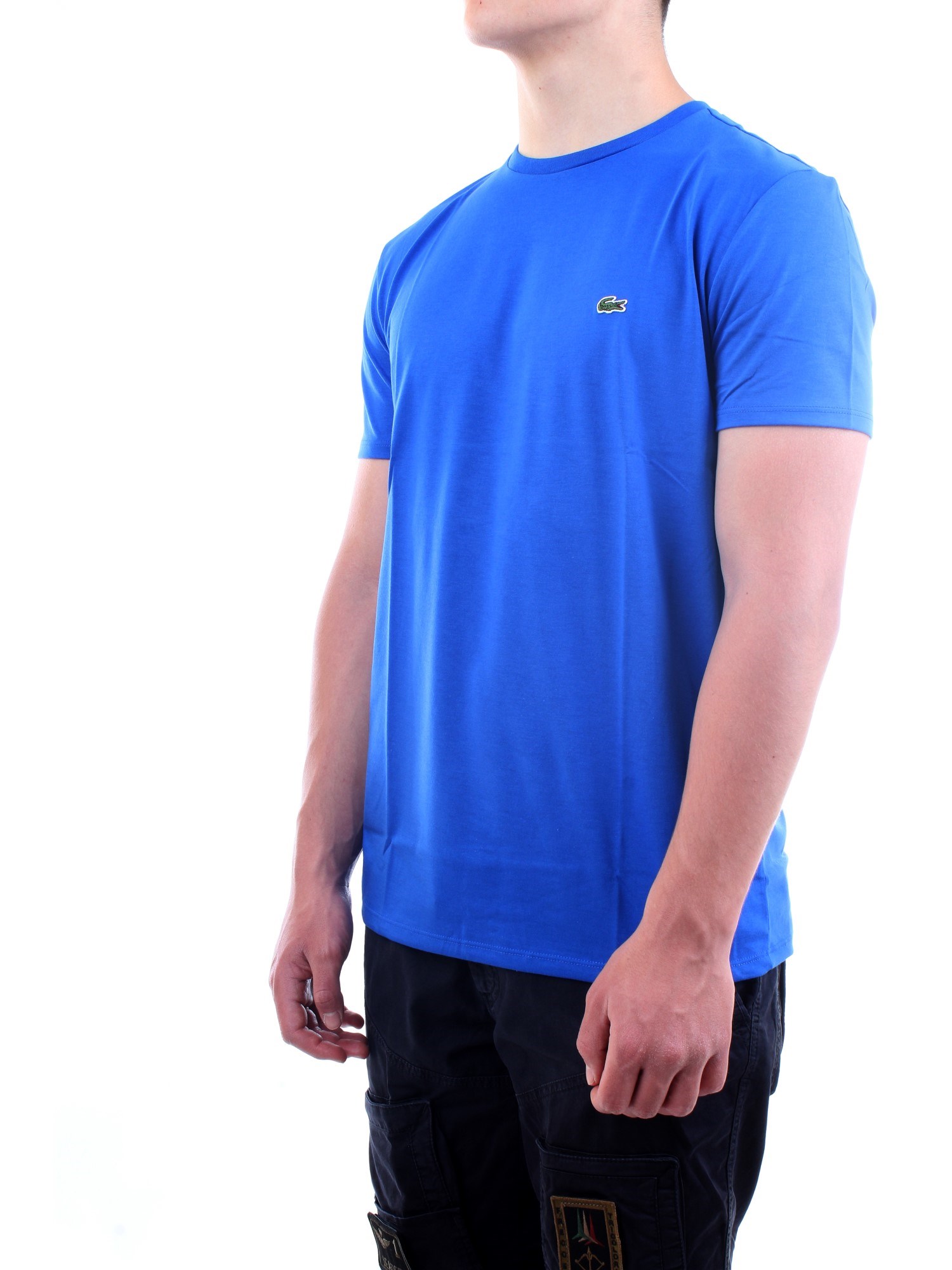 Lacoste TH6709 00 Medium blue Clothing Man T-Shirt/Polo Lacoste TH6709 00 Medium blue Clothing Man T-Shirt/Polo