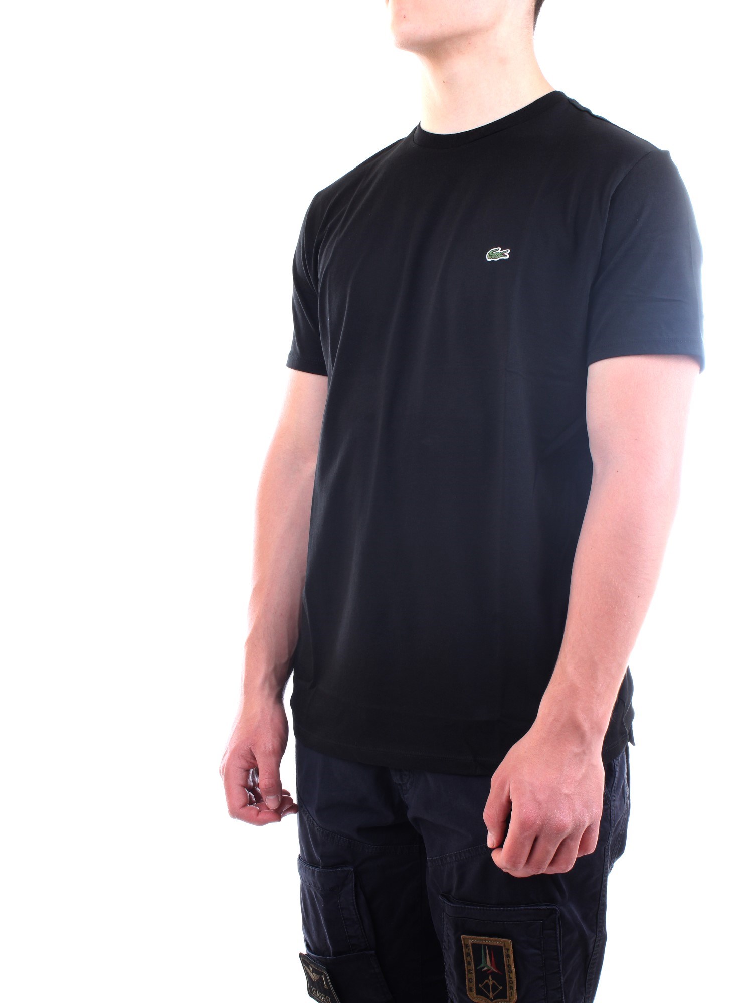 Lacoste TH6709 00 Black Clothing Man T-Shirt/Polo Lacoste TH6709 00 Black Clothing Man T-Shirt/Polo
