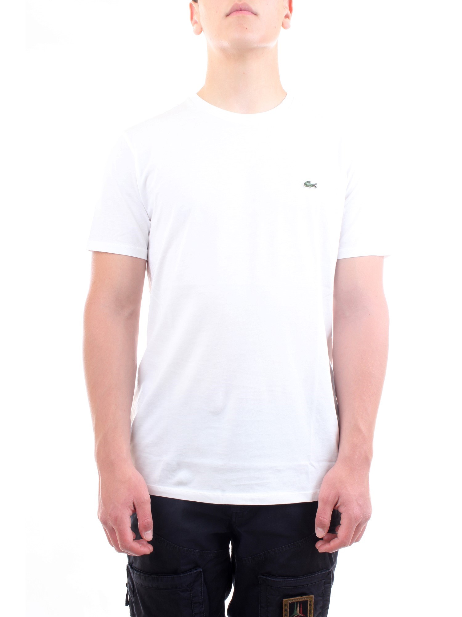 Lacoste TH6709 00 White Clothing Man T-Shirt/Polo Lacoste TH6709 00 White Clothing Man T-Shirt/Polo