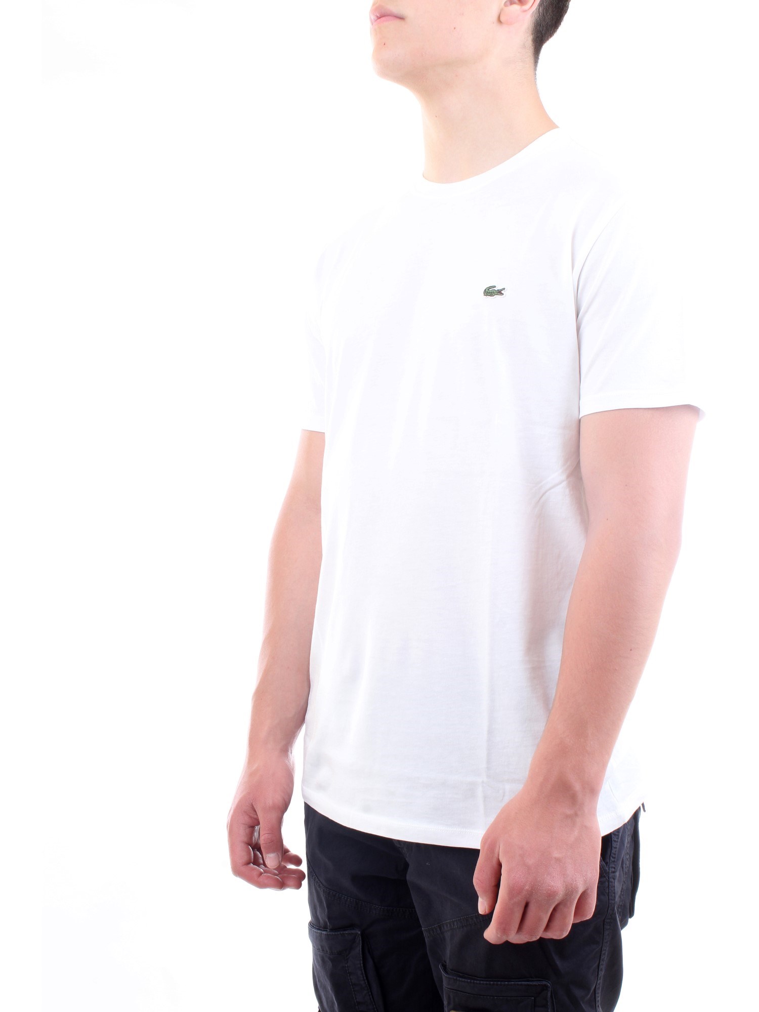 Lacoste TH6709 00 White Clothing Man T-Shirt/Polo Lacoste TH6709 00 White Clothing Man T-Shirt/Polo