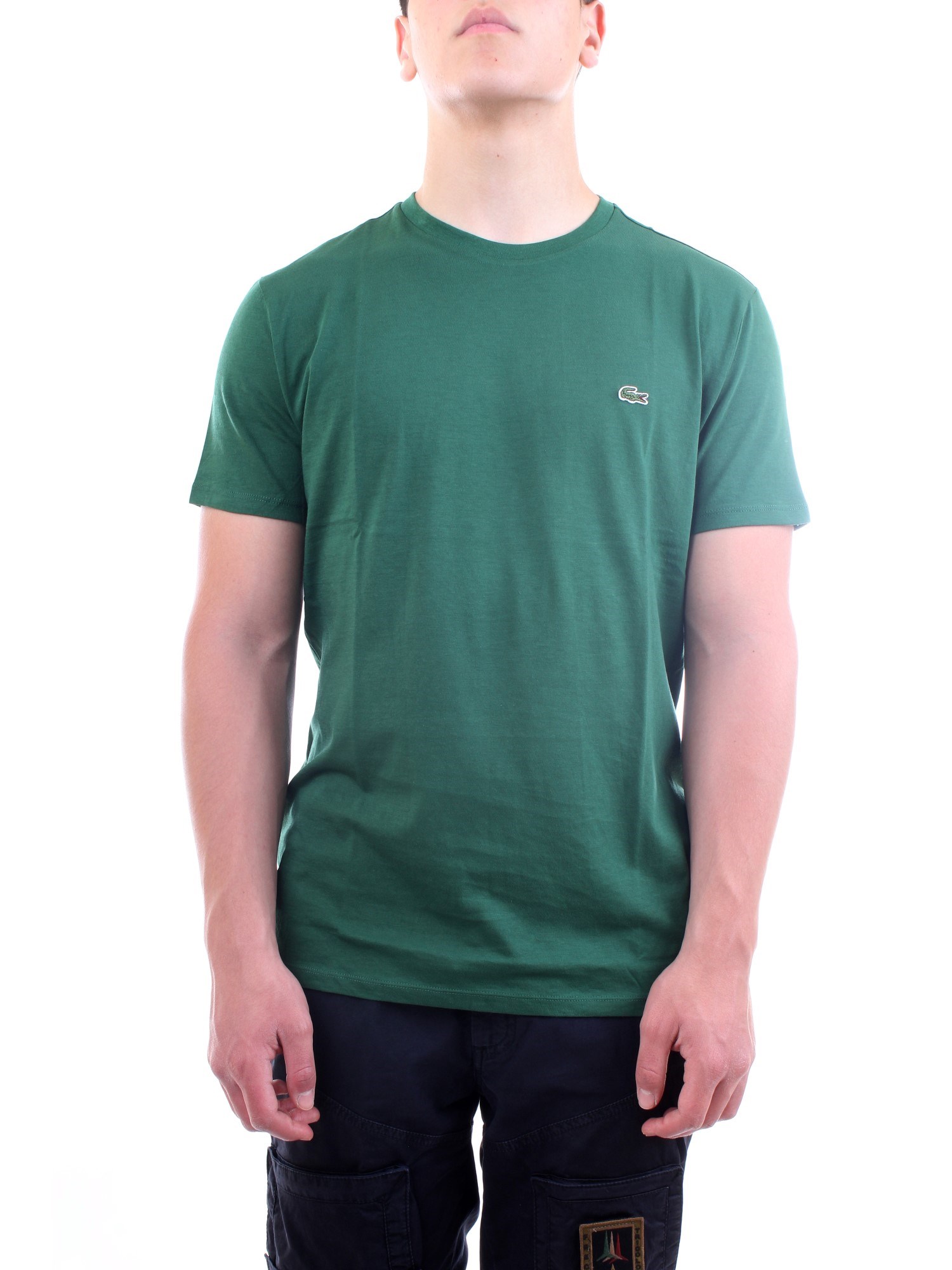 Lacoste TH6709 00 Green Clothing Man T-Shirt/Polo Lacoste TH6709 00 Green Clothing Man T-Shirt/Polo