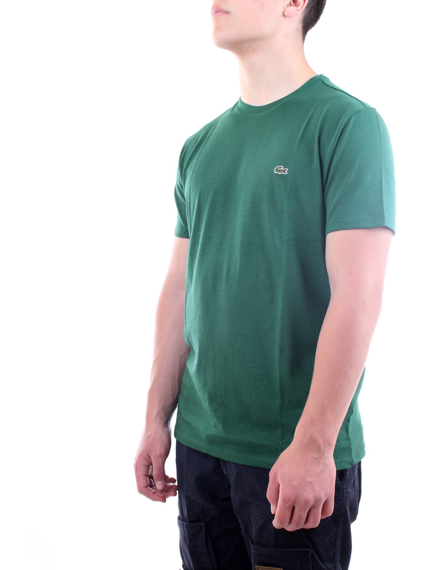 Lacoste TH6709 00 Green Clothing Man T-Shirt/Polo Lacoste TH6709 00 Green Clothing Man T-Shirt/Polo