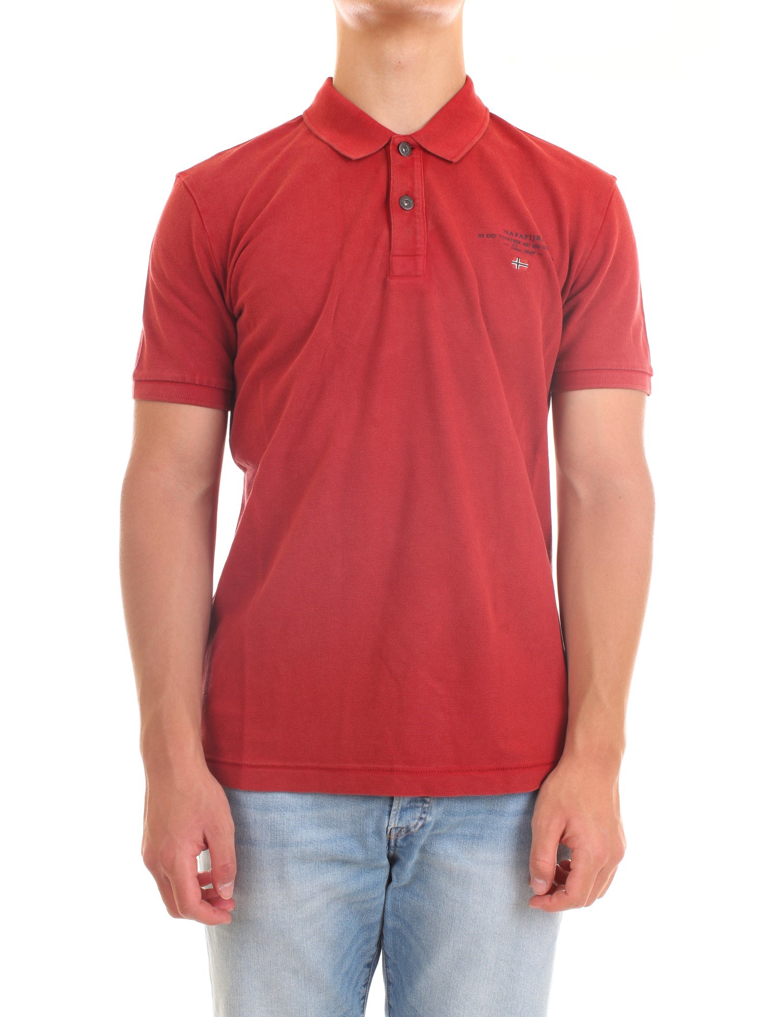 NAPAPIJRI NP0A4FA Bordeaux Clothing Man Polo shirt NAPAPIJRI NP0A4FA Bordeaux Clothing Man Polo shirt