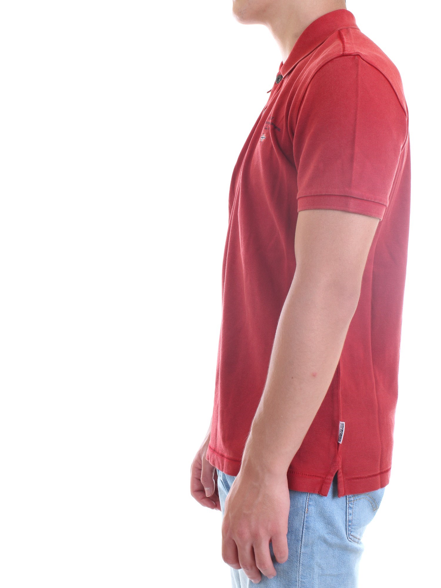NAPAPIJRI NP0A4FA Bordeaux Clothing Man Polo shirt NAPAPIJRI NP0A4FA Bordeaux Clothing Man Polo shirt