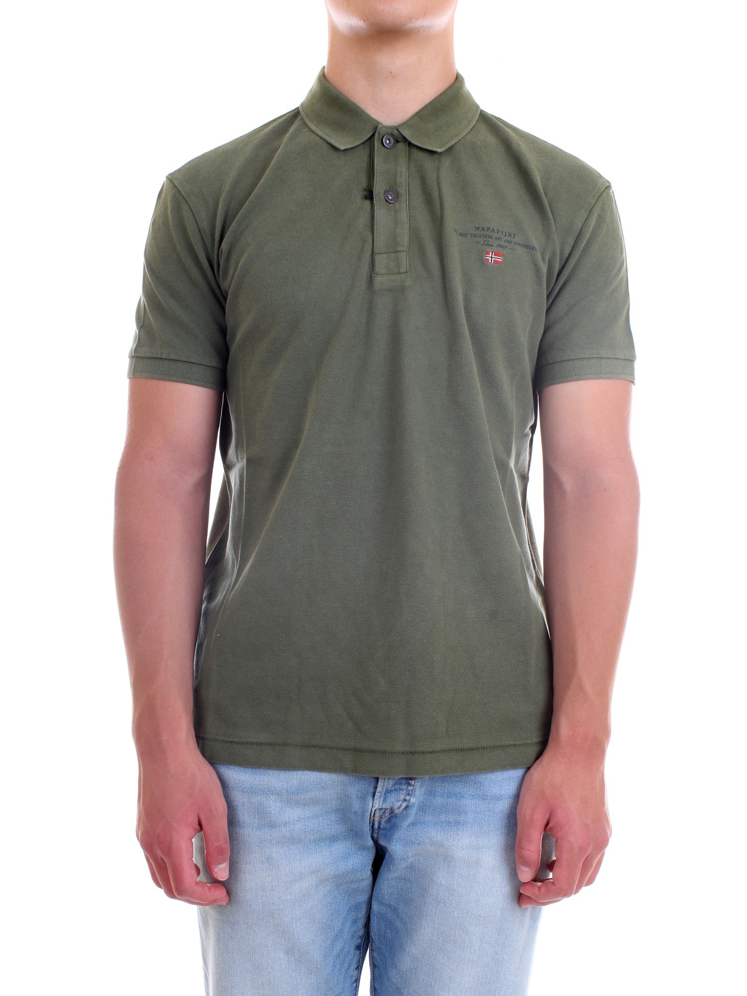 NAPAPIJRI NP0A4FA Green Clothing Man Polo shirt NAPAPIJRI NP0A4FA Green Clothing Man Polo shirt