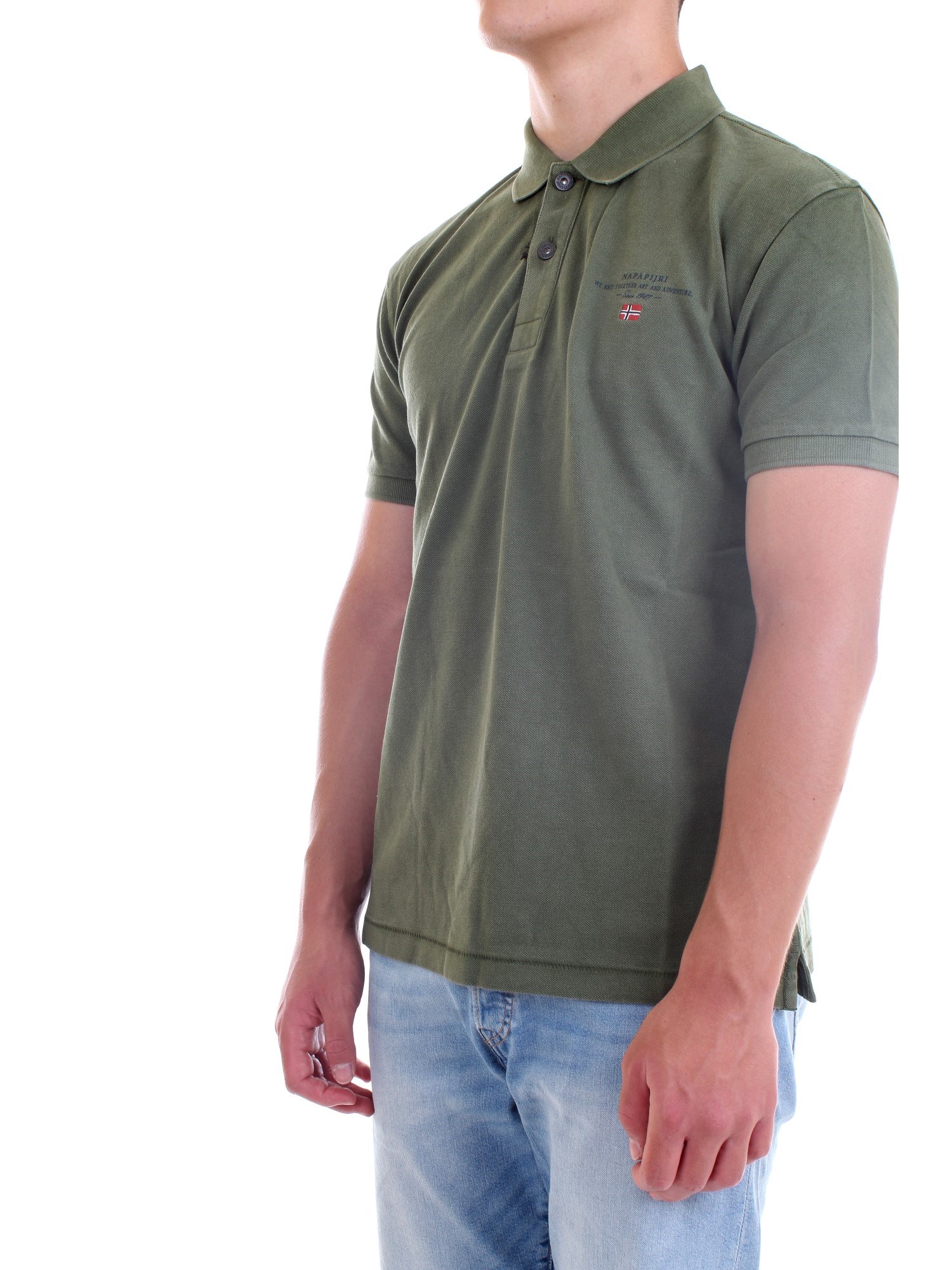 NAPAPIJRI NP0A4FA Green Clothing Man Polo shirt NAPAPIJRI NP0A4FA Green Clothing Man Polo shirt