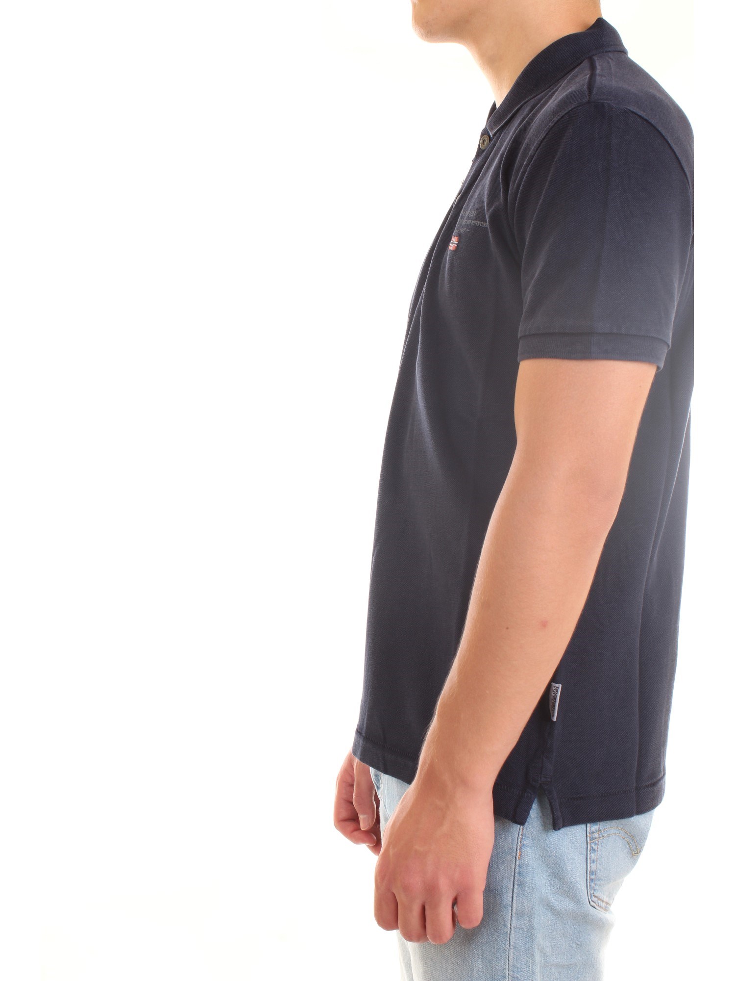 NAPAPIJRI NP0A4FA Blue Clothing Man Polo shirt NAPAPIJRI NP0A4FA Blue Clothing Man Polo shirt