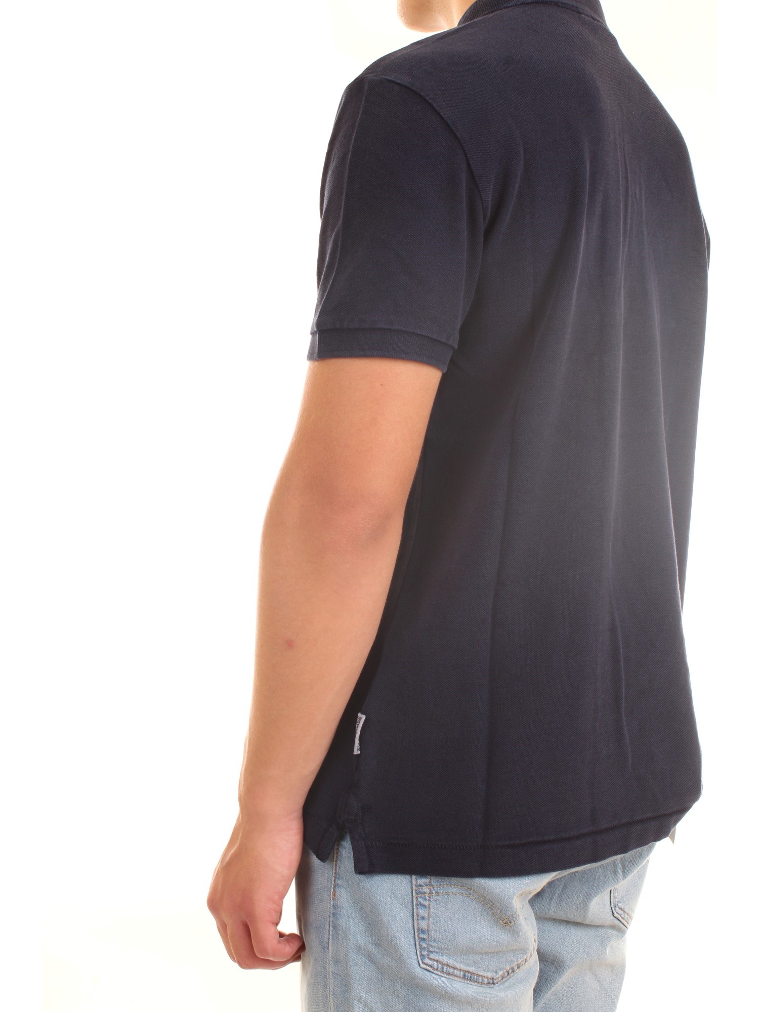 NAPAPIJRI NP0A4FA Blue Clothing Man Polo shirt NAPAPIJRI NP0A4FA Blue Clothing Man Polo shirt