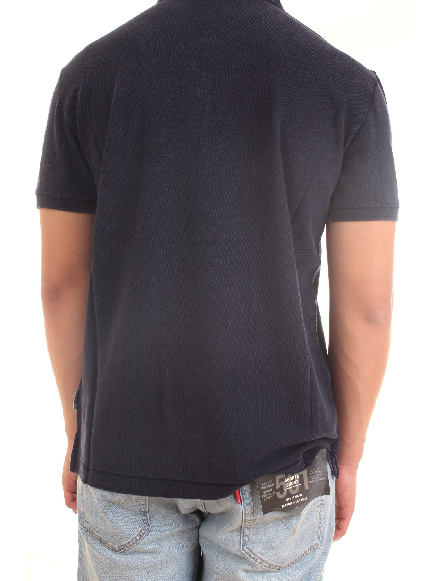 NAPAPIJRI NP0A4FA Blue Clothing Man Polo shirt NAPAPIJRI NP0A4FA Blue Clothing Man Polo shirt