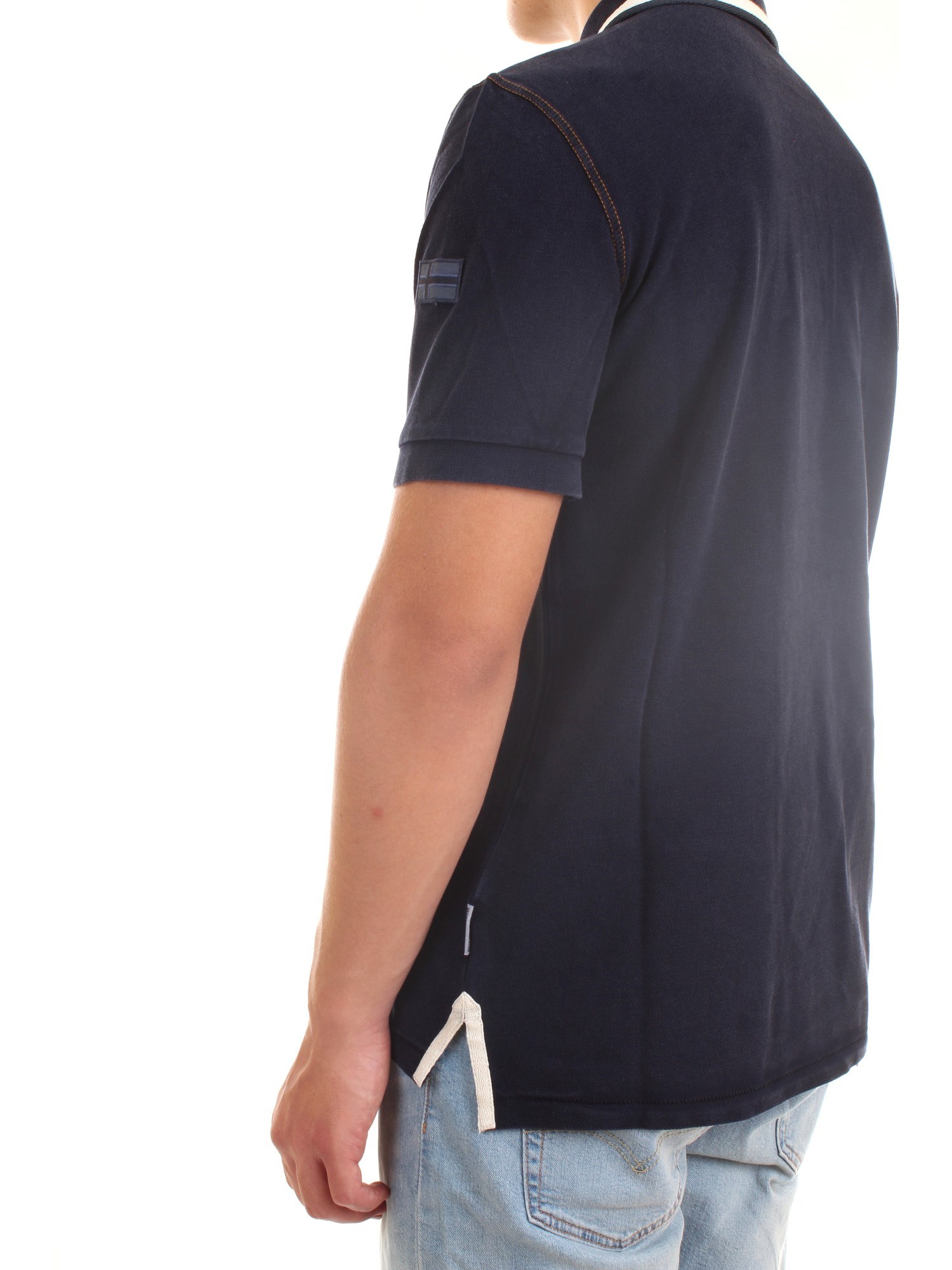 NAPAPIJRI NP0A4F6D Blue Clothing Man Polo shirt NAPAPIJRI NP0A4F6D Blue Clothing Man Polo shirt