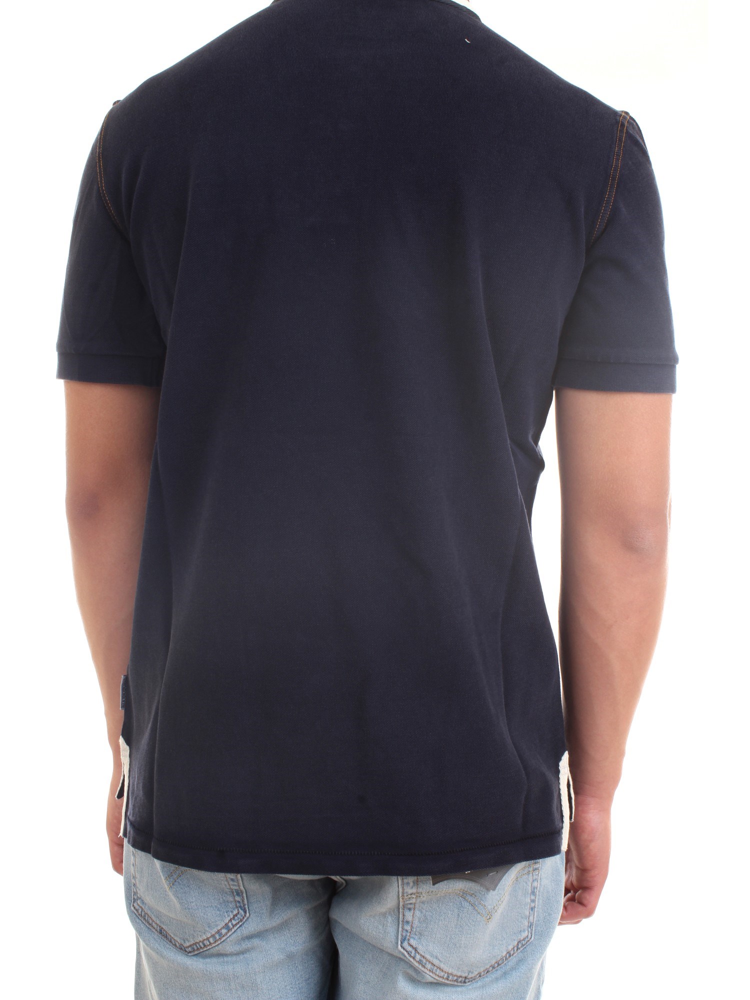 NAPAPIJRI NP0A4F6D Blue Clothing Man Polo shirt NAPAPIJRI NP0A4F6D Blue Clothing Man Polo shirt