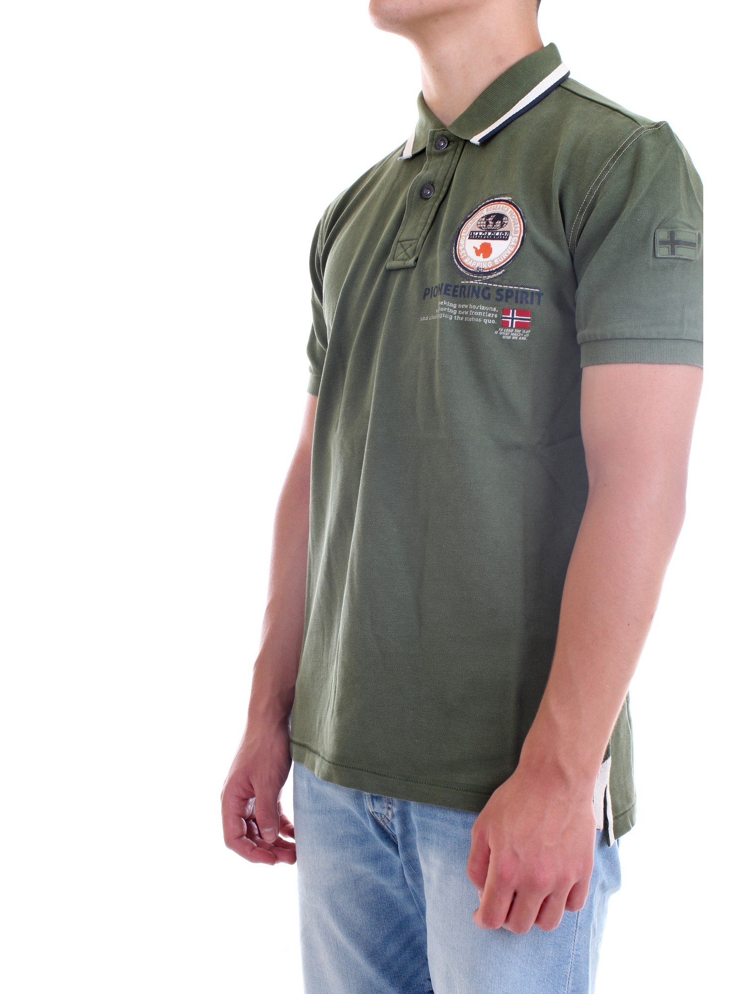NAPAPIJRI NP0A4F6D Green Clothing Man Polo shirt NAPAPIJRI NP0A4F6D Green Clothing Man Polo shirt