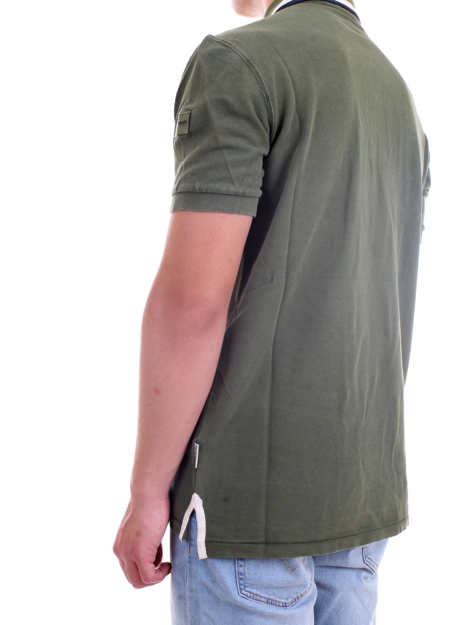 NAPAPIJRI NP0A4F6D Green Clothing Man Polo shirt NAPAPIJRI NP0A4F6D Green Clothing Man Polo shirt