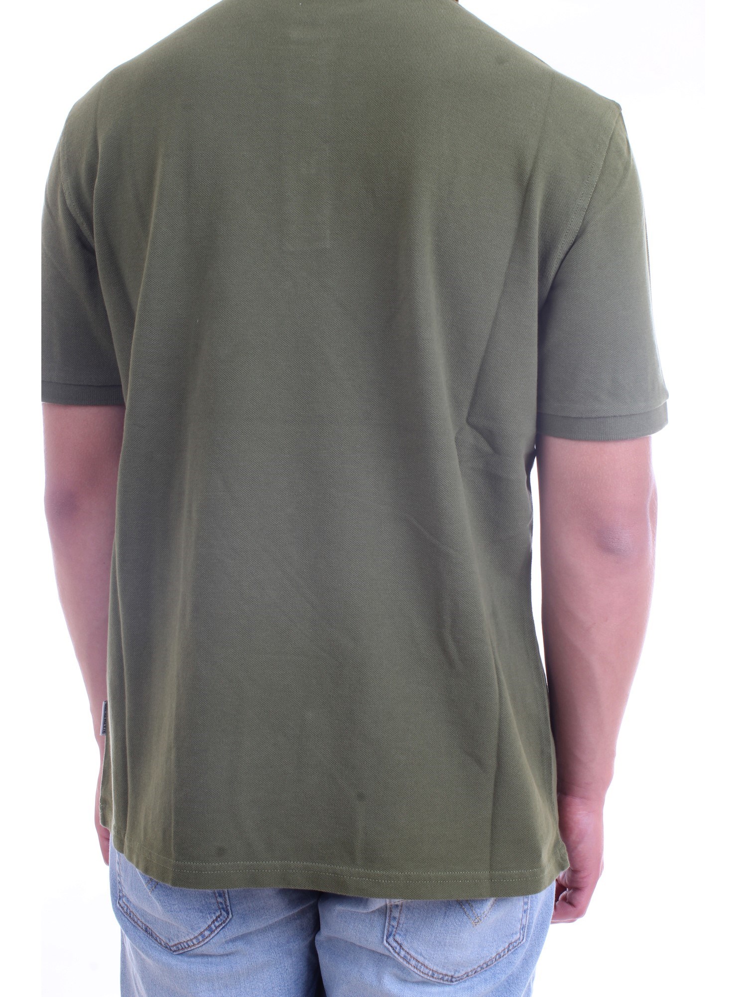NAPAPIJRI NP0A4FUO Green Clothing Man Polo shirt NAPAPIJRI NP0A4FUO Green Clothing Man Polo shirt