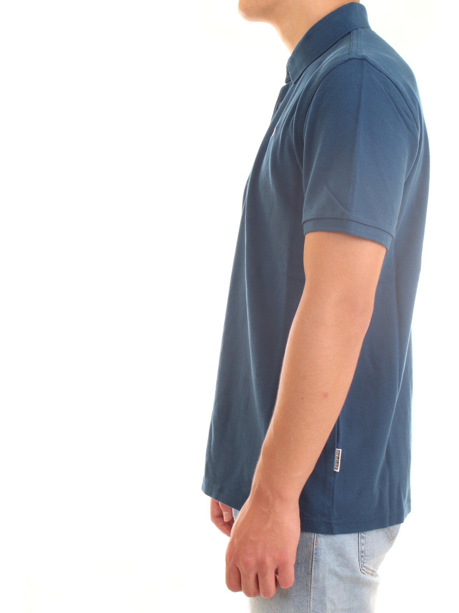 NAPAPIJRI NP0A4FUO Medium blue Clothing Man Polo shirt NAPAPIJRI NP0A4FUO Medium blue Clothing Man Polo shirt