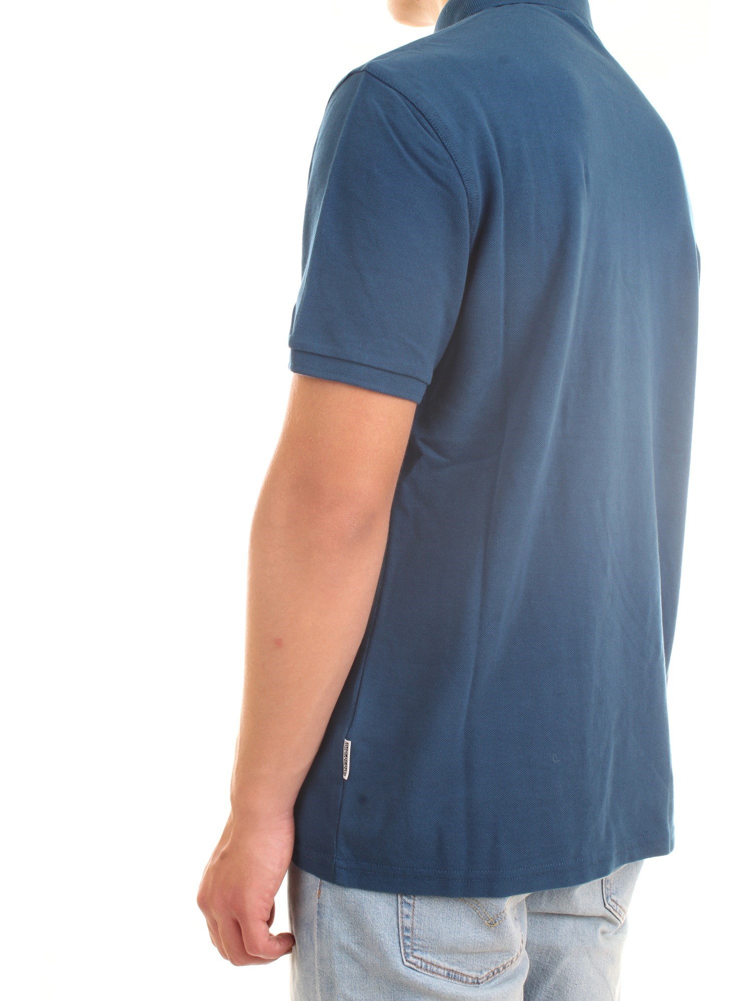 NAPAPIJRI NP0A4FUO Medium blue Clothing Man Polo shirt NAPAPIJRI NP0A4FUO Medium blue Clothing Man Polo shirt