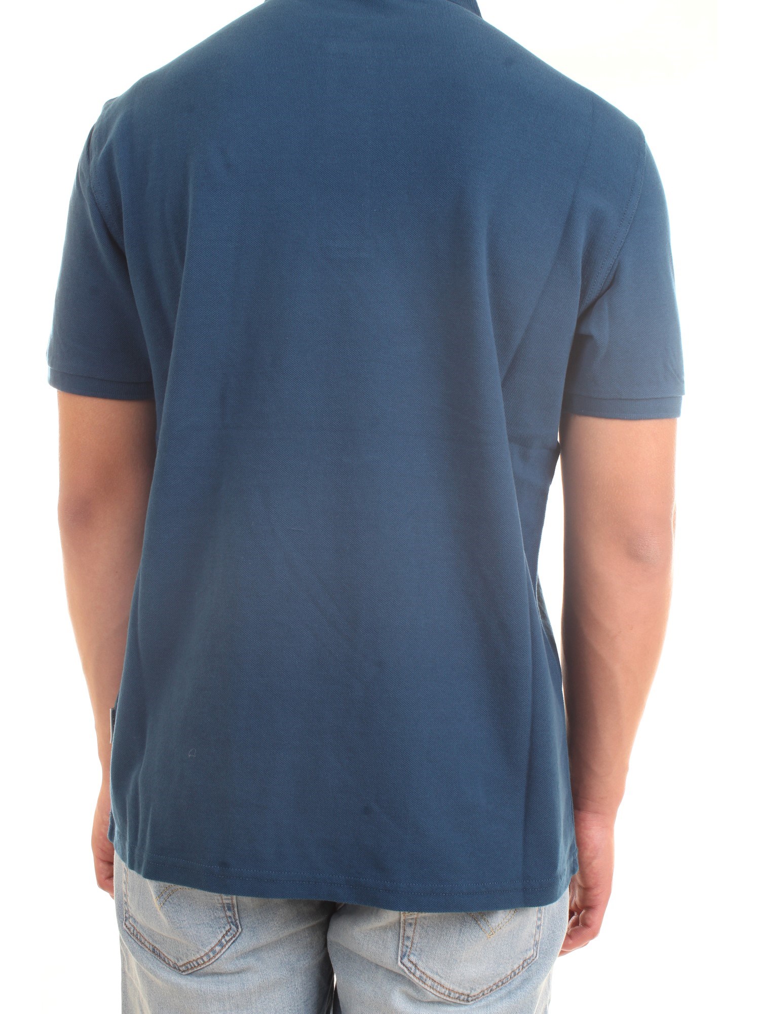 NAPAPIJRI NP0A4FUO Medium blue Clothing Man Polo shirt NAPAPIJRI NP0A4FUO Medium blue Clothing Man Polo shirt