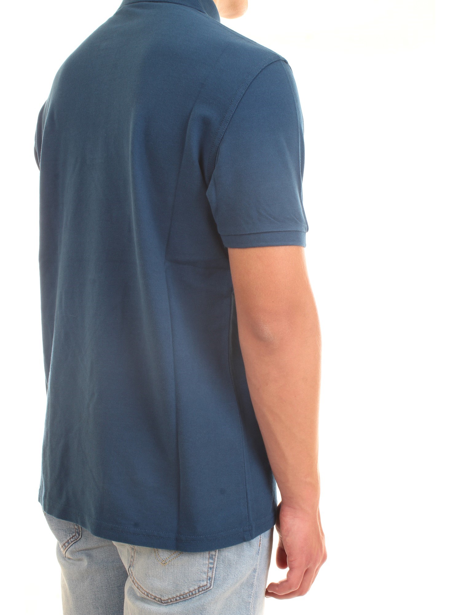 NAPAPIJRI NP0A4FUO Medium blue Clothing Man Polo shirt NAPAPIJRI NP0A4FUO Medium blue Clothing Man Polo shirt