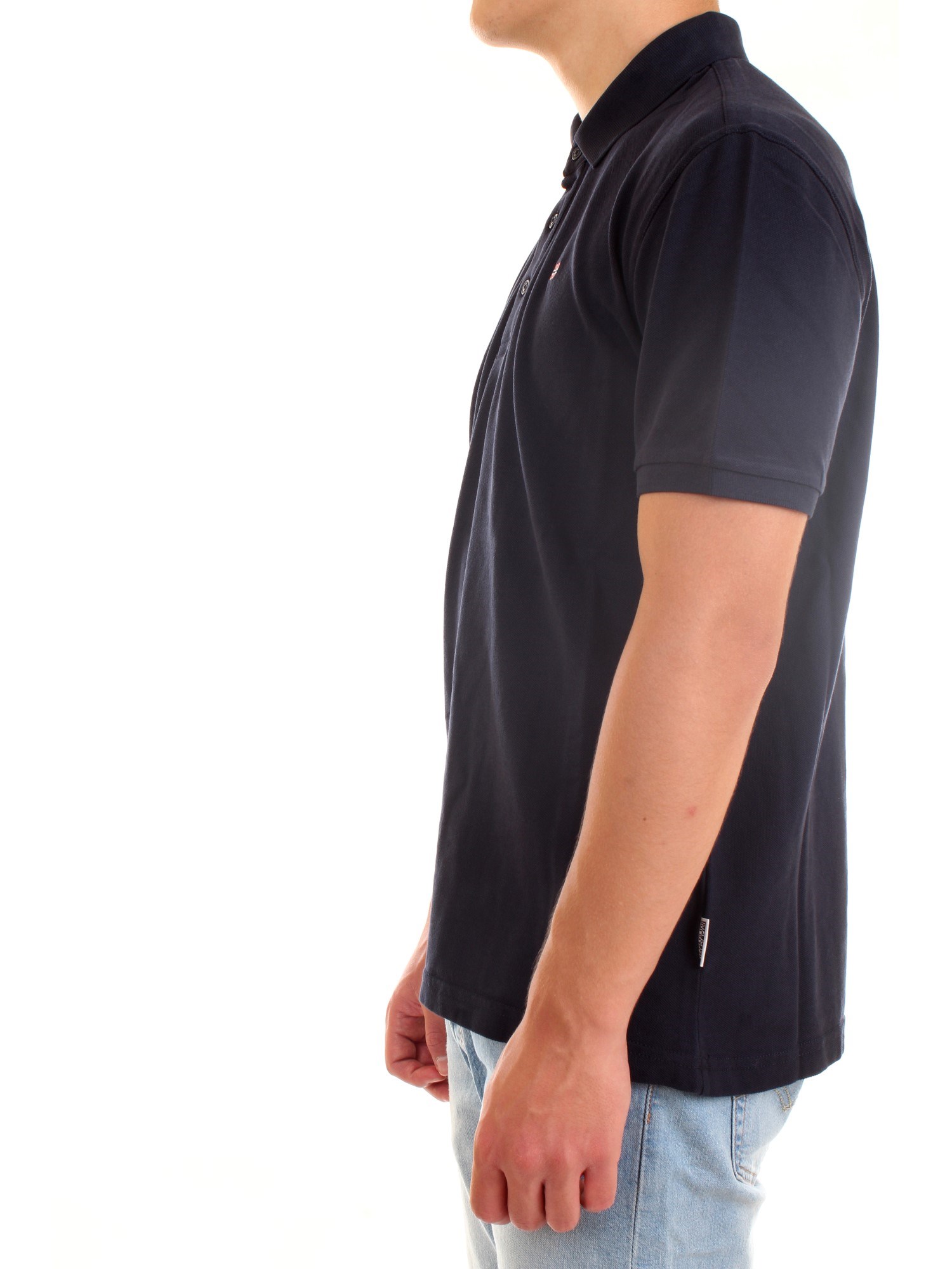 NAPAPIJRI NP0A4FUO Blue Clothing Man Polo shirt NAPAPIJRI NP0A4FUO Blue Clothing Man Polo shirt