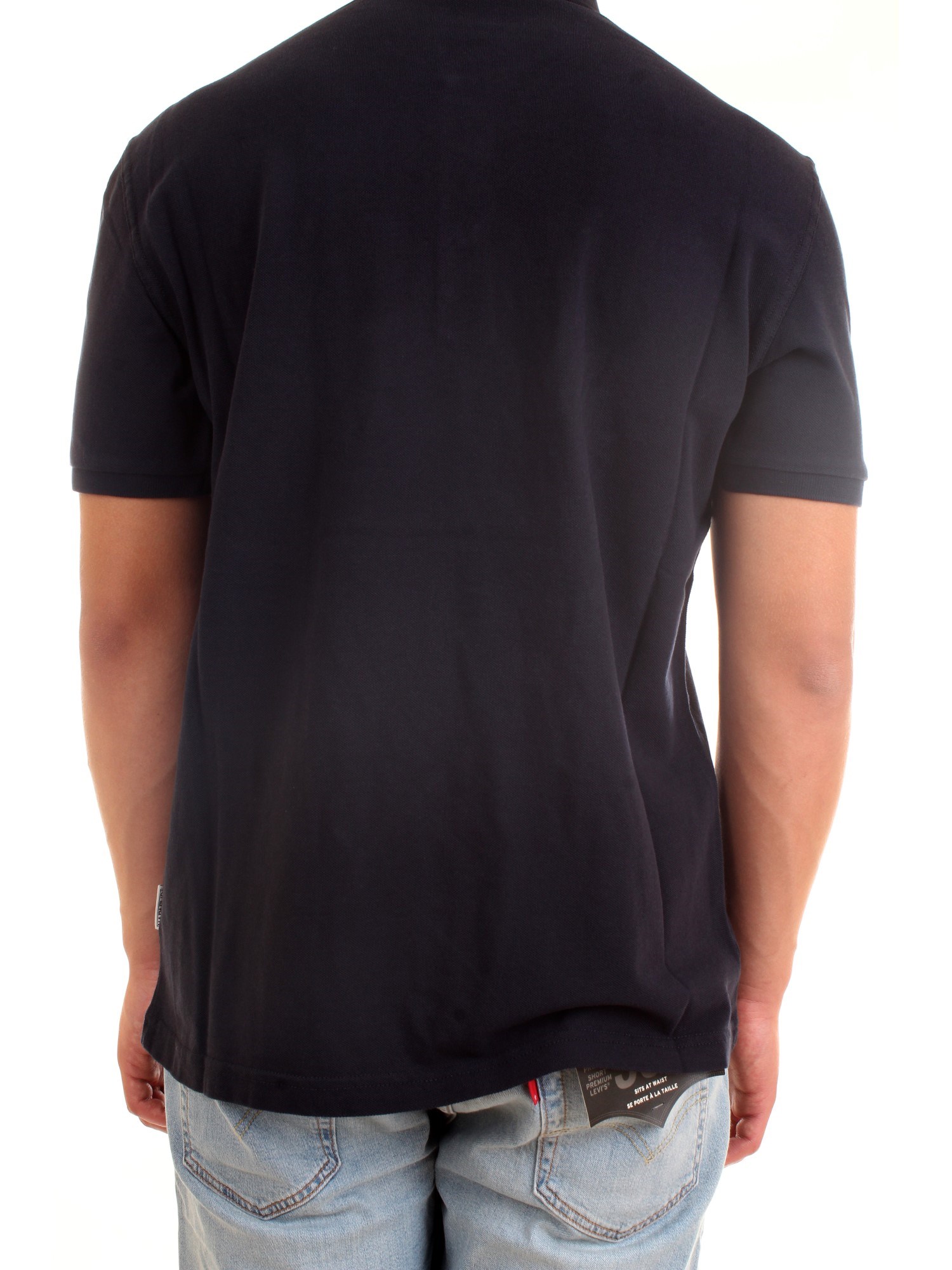NAPAPIJRI NP0A4FUO Blue Clothing Man Polo shirt NAPAPIJRI NP0A4FUO Blue Clothing Man Polo shirt