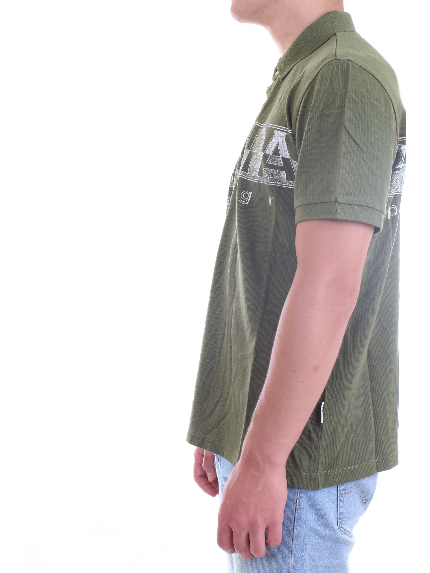 NAPAPIJRI NP0A4FA4 Green Clothing Man Polo shirt NAPAPIJRI NP0A4FA4 Green Clothing Man Polo shirt