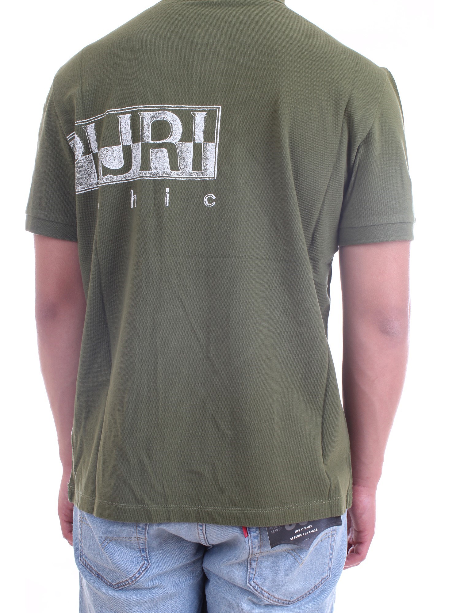 NAPAPIJRI NP0A4FA4 Green Clothing Man Polo shirt NAPAPIJRI NP0A4FA4 Green Clothing Man Polo shirt