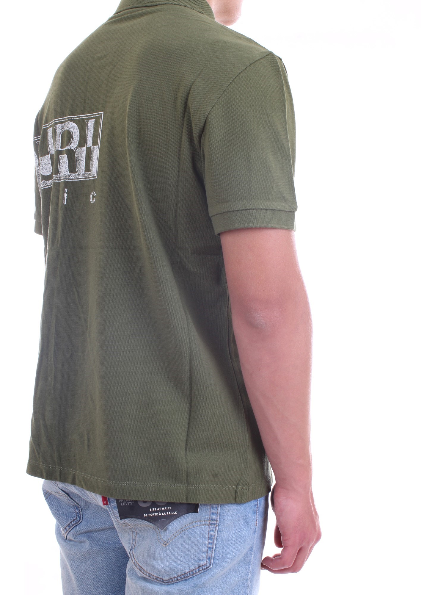 NAPAPIJRI NP0A4FA4 Green Clothing Man Polo shirt NAPAPIJRI NP0A4FA4 Green Clothing Man Polo shirt
