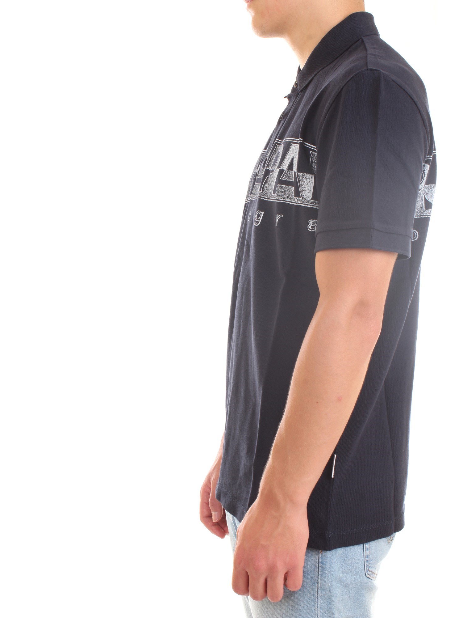 NAPAPIJRI NP0A4FA4 Blue Clothing Man Polo shirt NAPAPIJRI NP0A4FA4 Blue Clothing Man Polo shirt