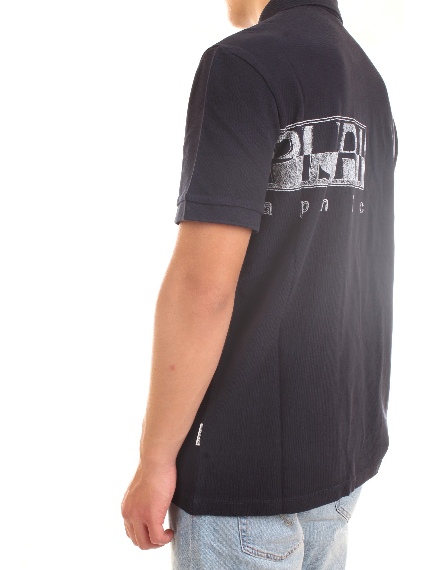 NAPAPIJRI NP0A4FA4 Blue Clothing Man Polo shirt NAPAPIJRI NP0A4FA4 Blue Clothing Man Polo shirt