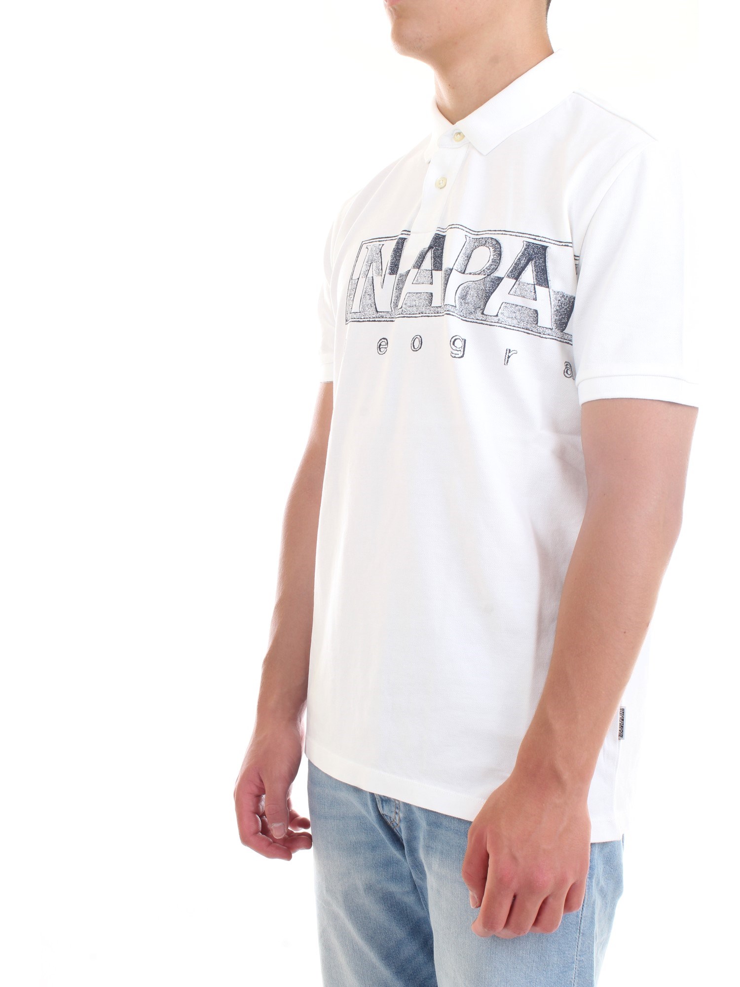 NAPAPIJRI NP0A4FA4 White Clothing Man Polo shirt NAPAPIJRI NP0A4FA4 White Clothing Man Polo shirt