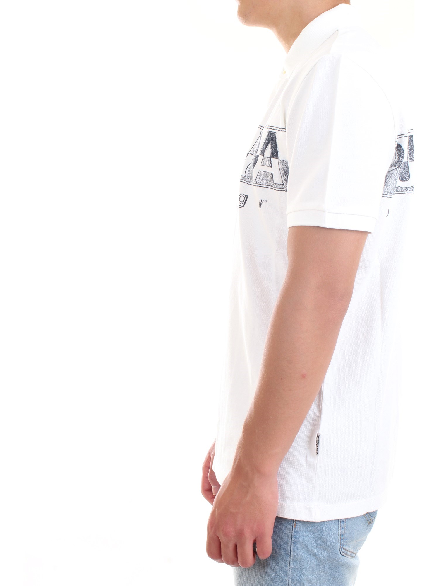 NAPAPIJRI NP0A4FA4 White Clothing Man Polo shirt NAPAPIJRI NP0A4FA4 White Clothing Man Polo shirt