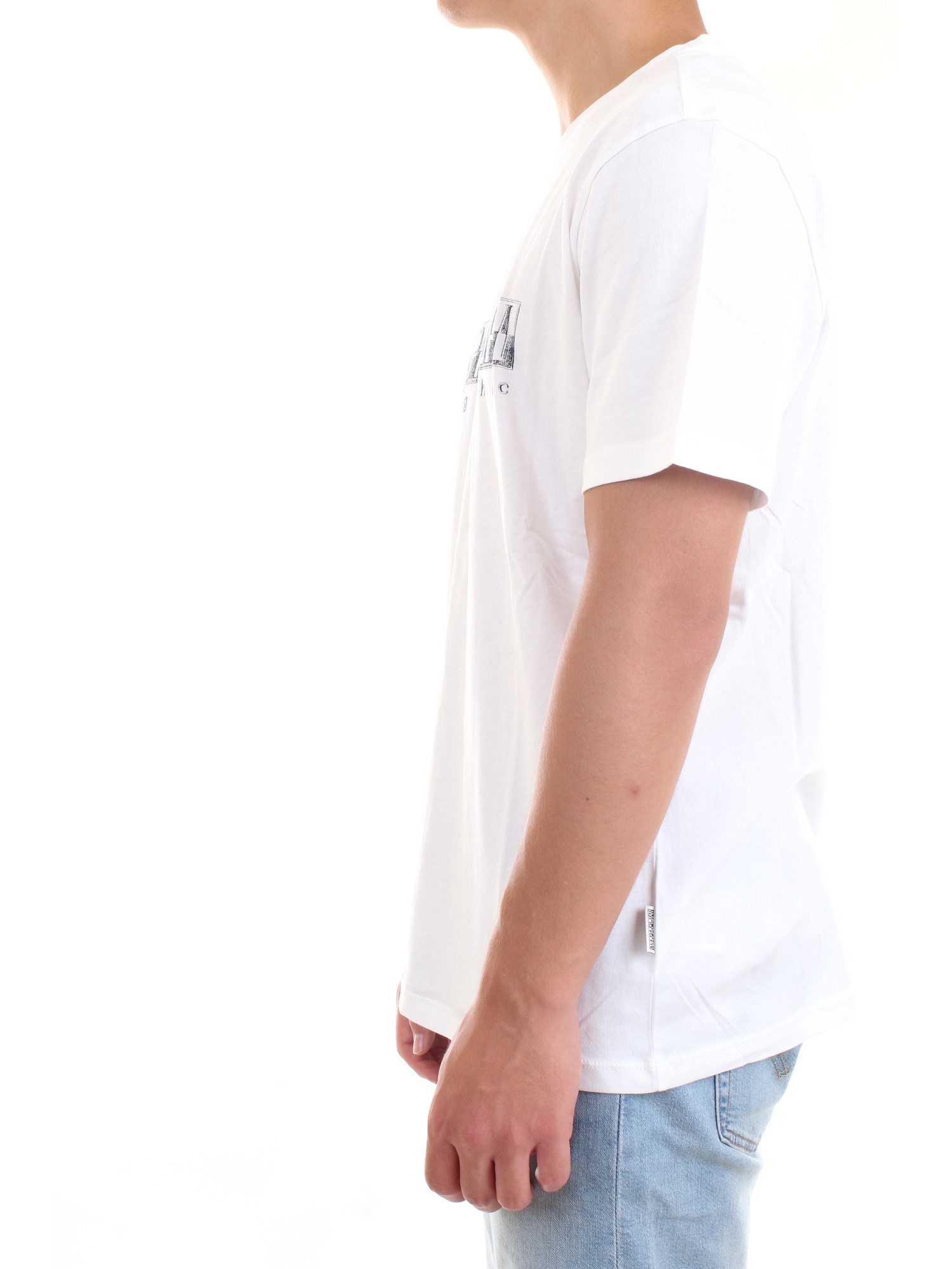 NAPAPIJRI NP0A4F9O White Clothing Man T-Shirt/Polo NAPAPIJRI NP0A4F9O White Clothing Man T-Shirt/Polo