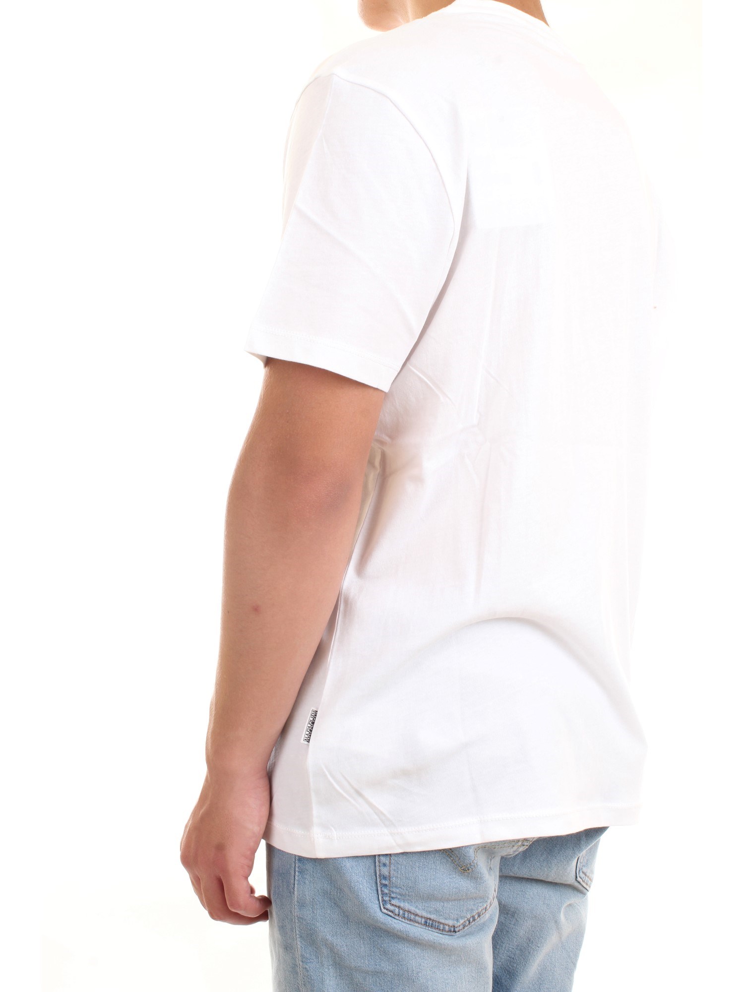 NAPAPIJRI NP0A4F9O White Clothing Man T-Shirt/Polo NAPAPIJRI NP0A4F9O White Clothing Man T-Shirt/Polo
