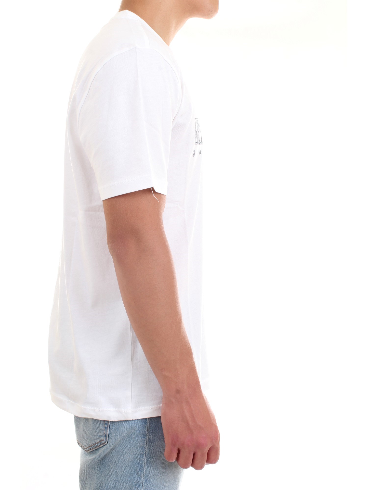 NAPAPIJRI NP0A4F9O White Clothing Man T-Shirt/Polo NAPAPIJRI NP0A4F9O White Clothing Man T-Shirt/Polo