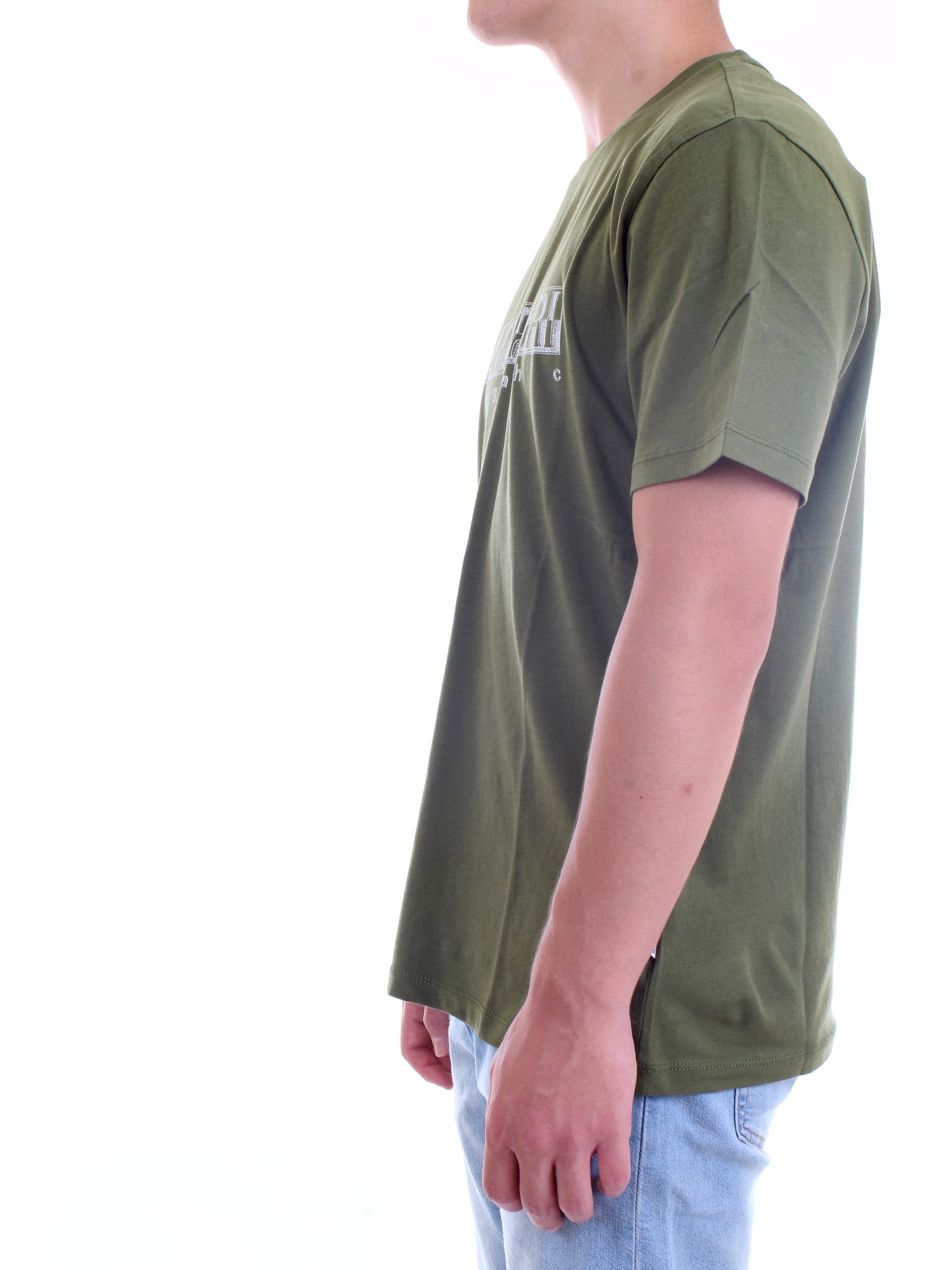 NAPAPIJRI NP0A4F9O Green Clothing Man T-Shirt/Polo NAPAPIJRI NP0A4F9O Green Clothing Man T-Shirt/Polo