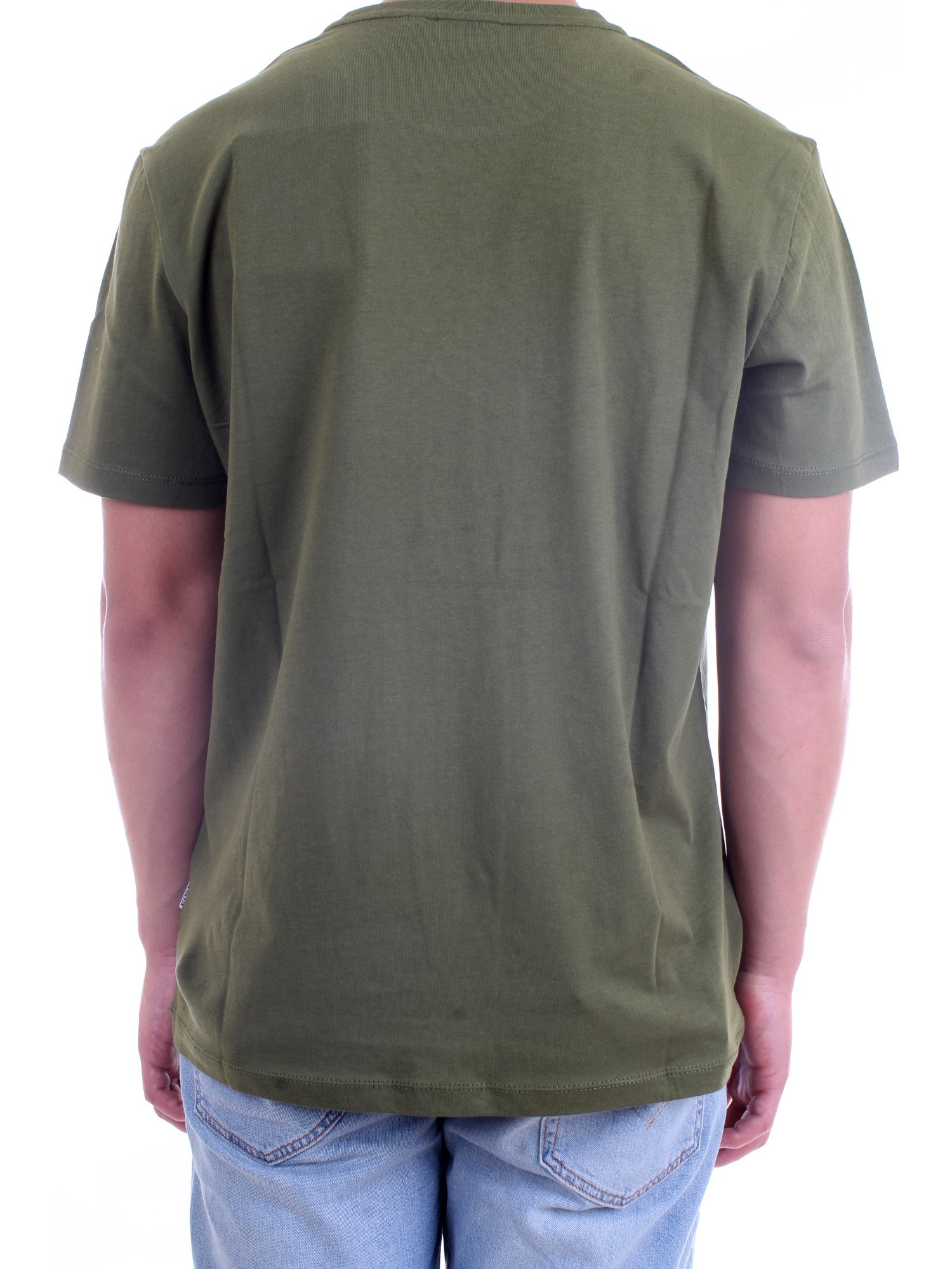 NAPAPIJRI NP0A4F9O Green Clothing Man T-Shirt/Polo NAPAPIJRI NP0A4F9O Green Clothing Man T-Shirt/Polo