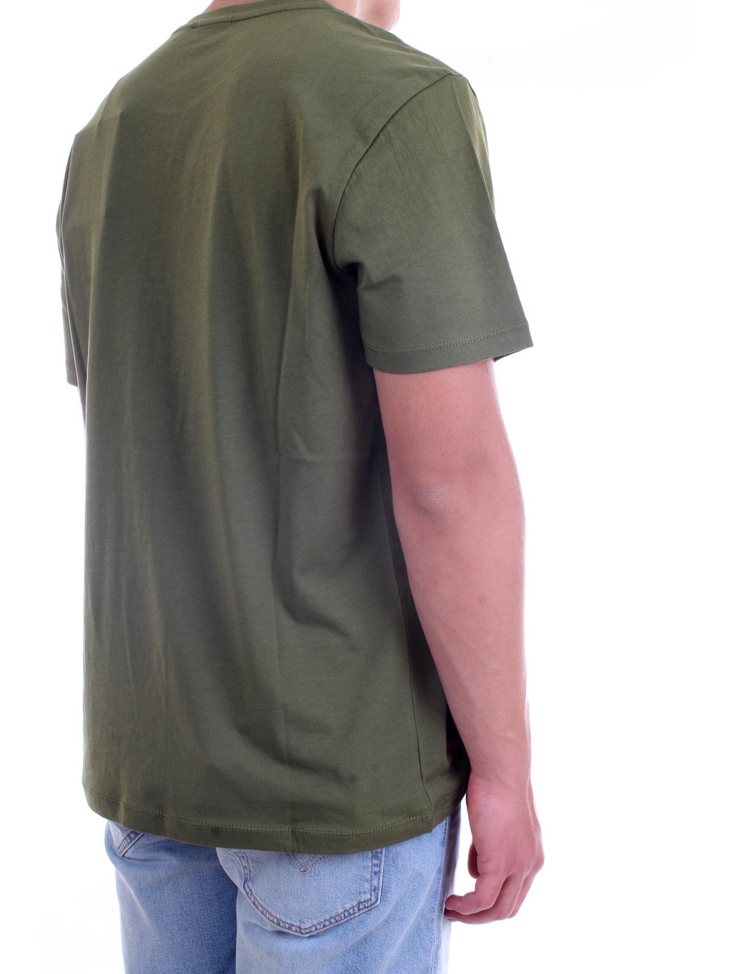 NAPAPIJRI NP0A4F9O Green Clothing Man T-Shirt/Polo NAPAPIJRI NP0A4F9O Green Clothing Man T-Shirt/Polo
