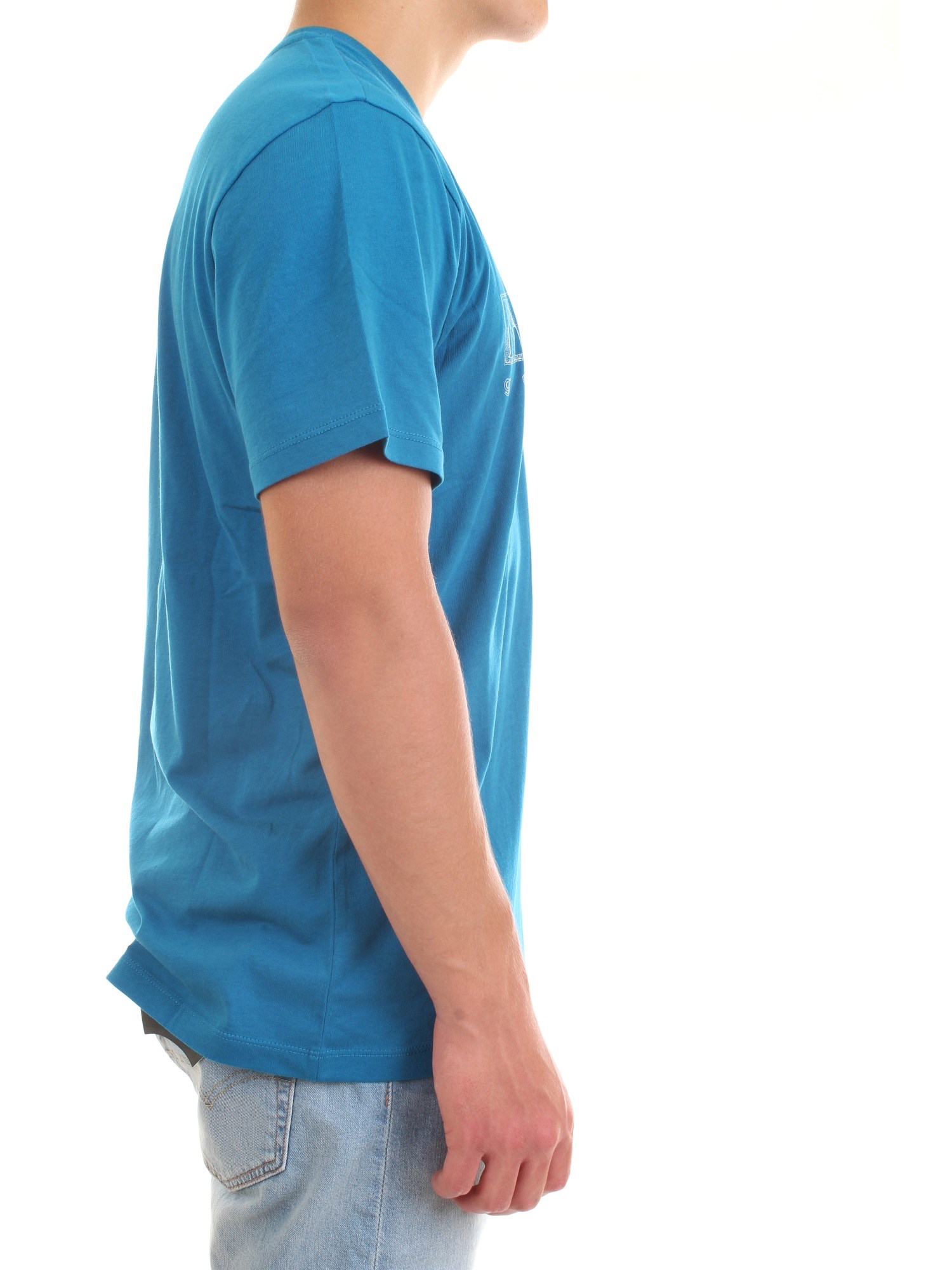 NAPAPIJRI NP0A4F9O Light blue Clothing Man T-Shirt/Polo NAPAPIJRI NP0A4F9O Light blue Clothing Man T-Shirt/Polo