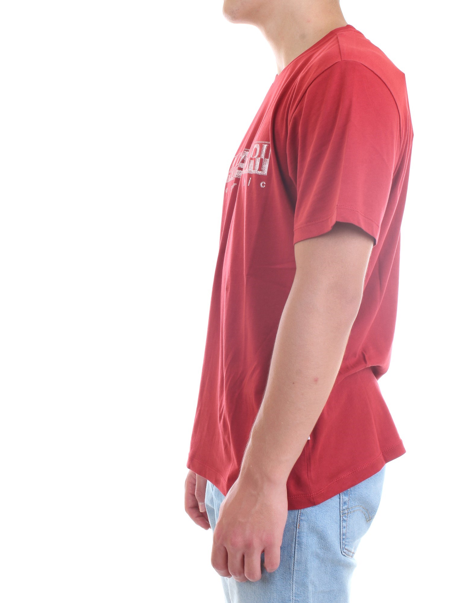 NAPAPIJRI NP0A4F9O Red Clothing Man T-Shirt/Polo NAPAPIJRI NP0A4F9O Red Clothing Man T-Shirt/Polo