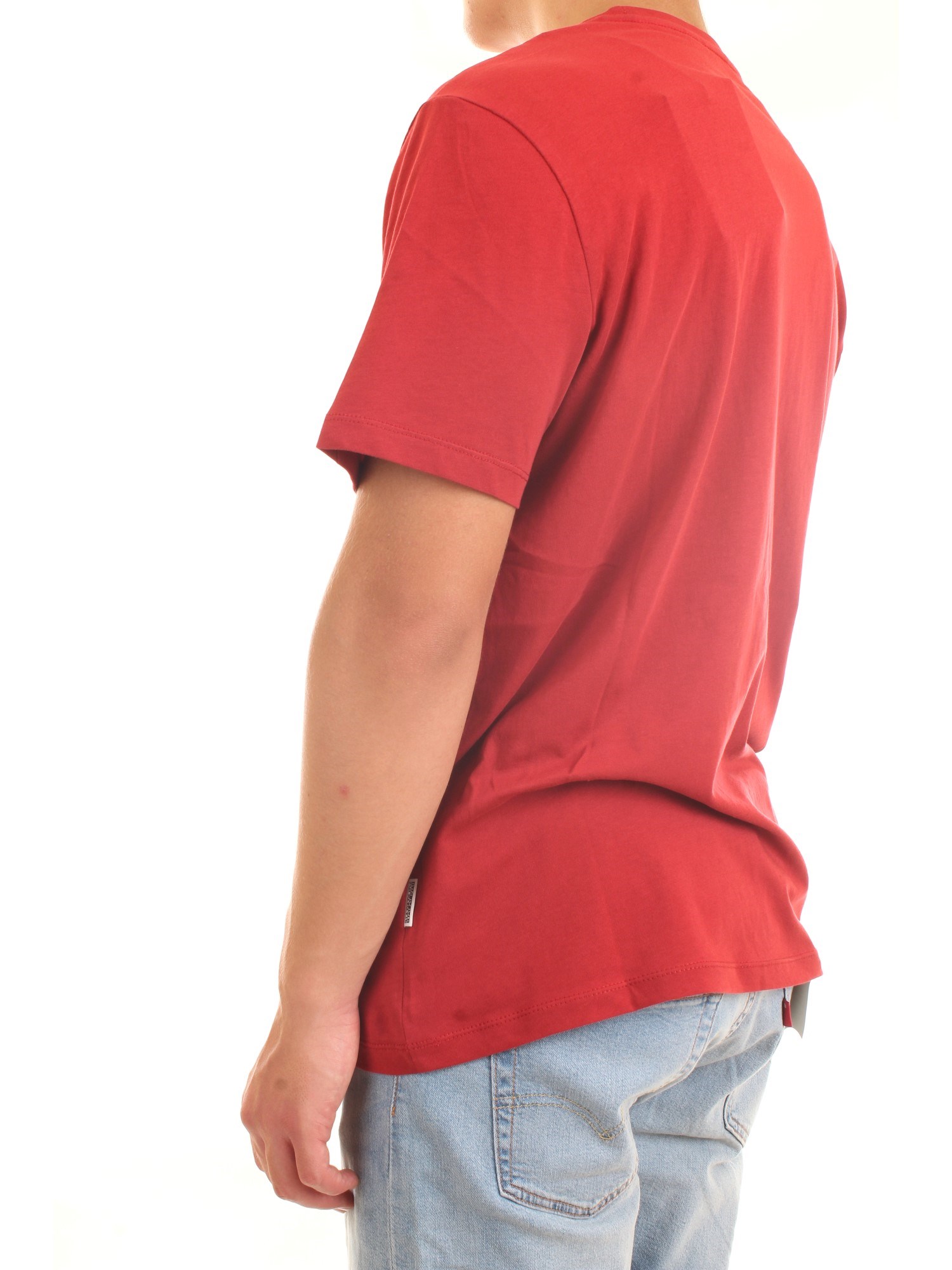 NAPAPIJRI NP0A4F9O Red Clothing Man T-Shirt/Polo NAPAPIJRI NP0A4F9O Red Clothing Man T-Shirt/Polo